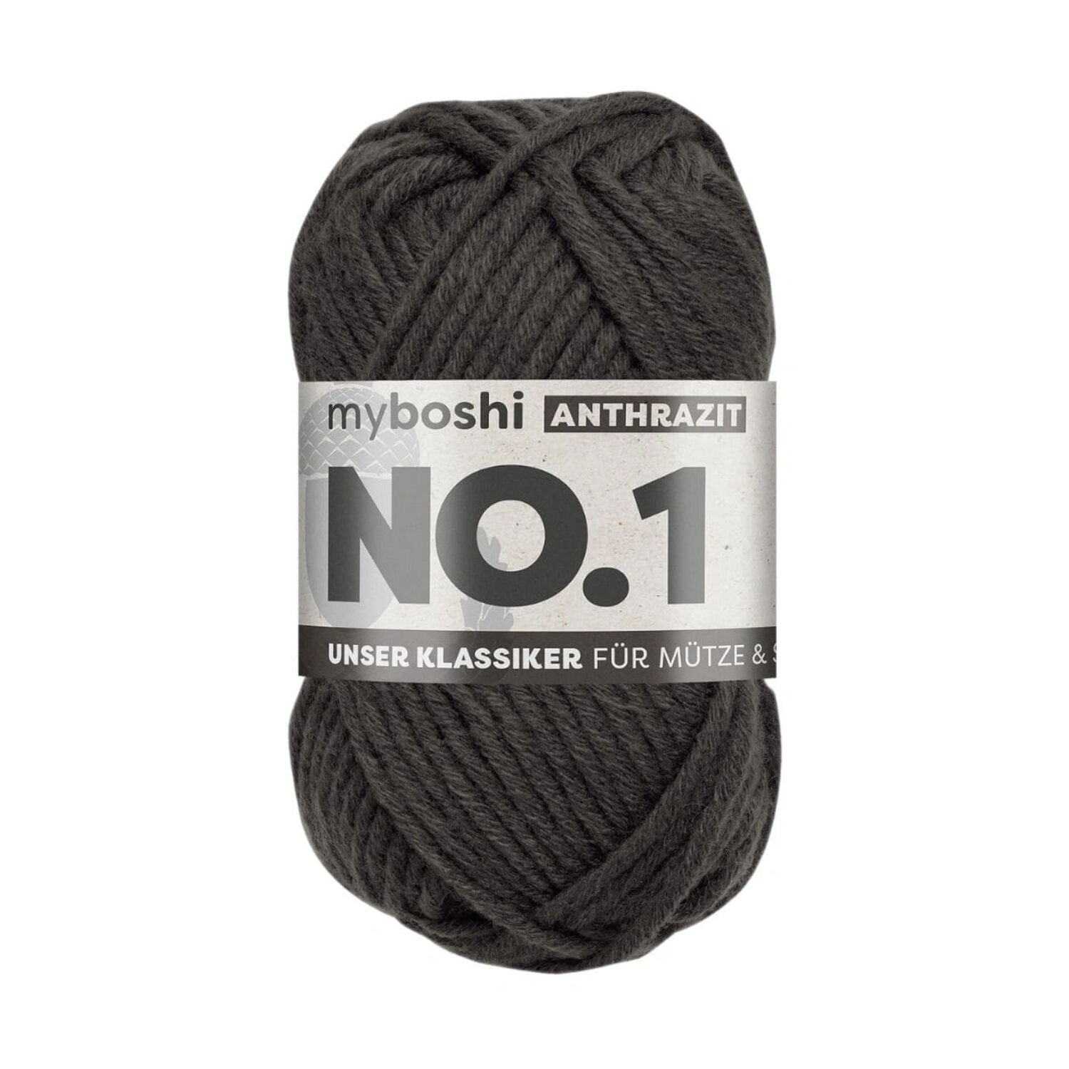 myboshi No. 1 Strick- und H�kelgarn, 50g, Anthrazit