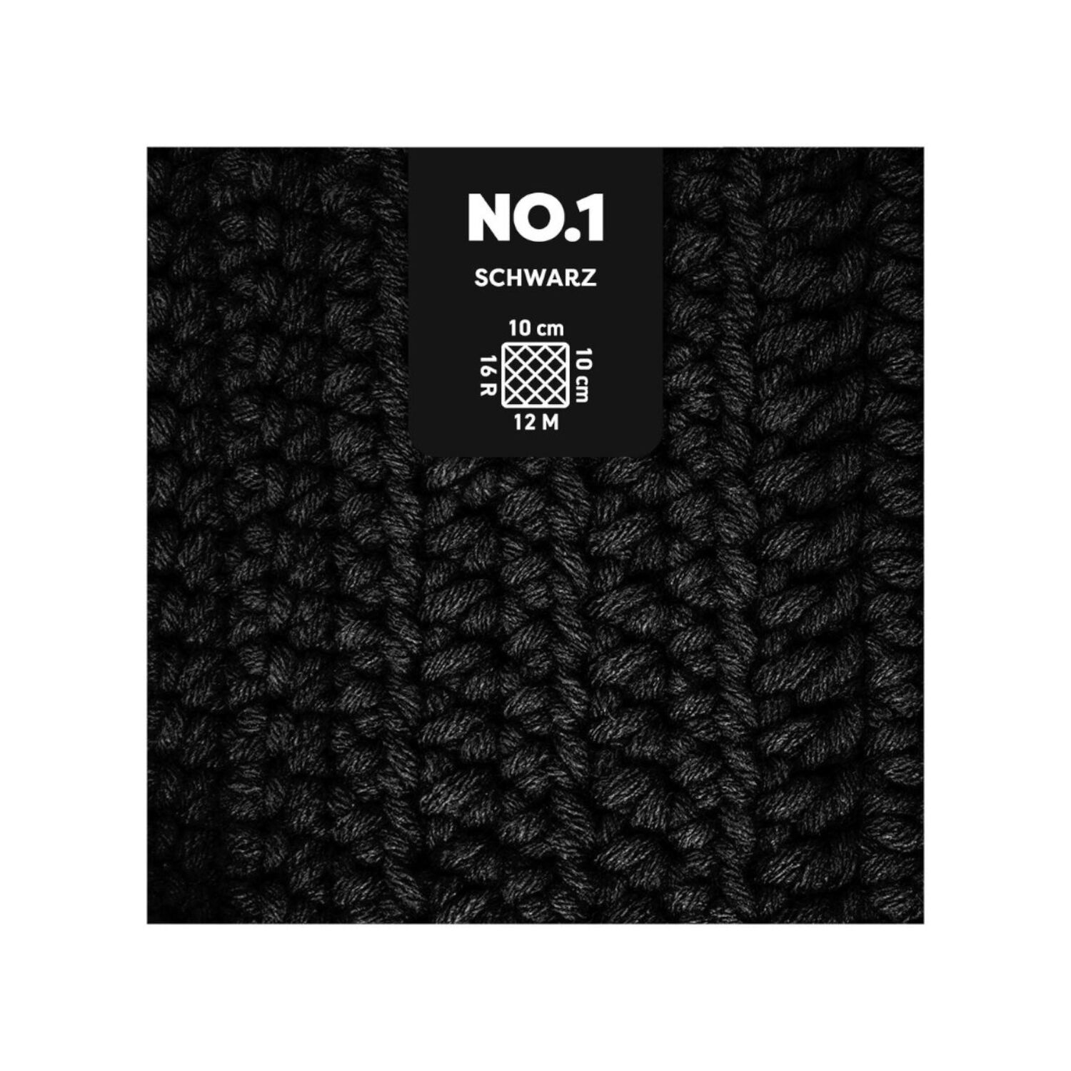 myboshi No. 1 Strick- und H�kelgarn, 50g, Schwarz Bild 2