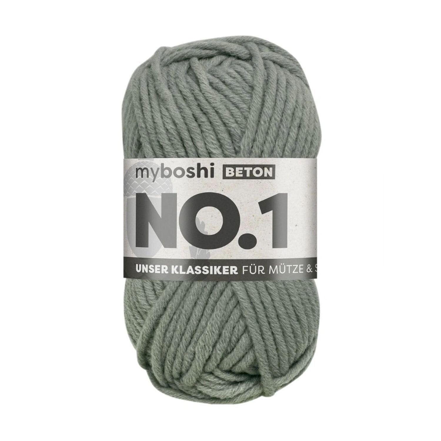 myboshi No. 1 Strick- und H�kelgarn, 50g, Beton