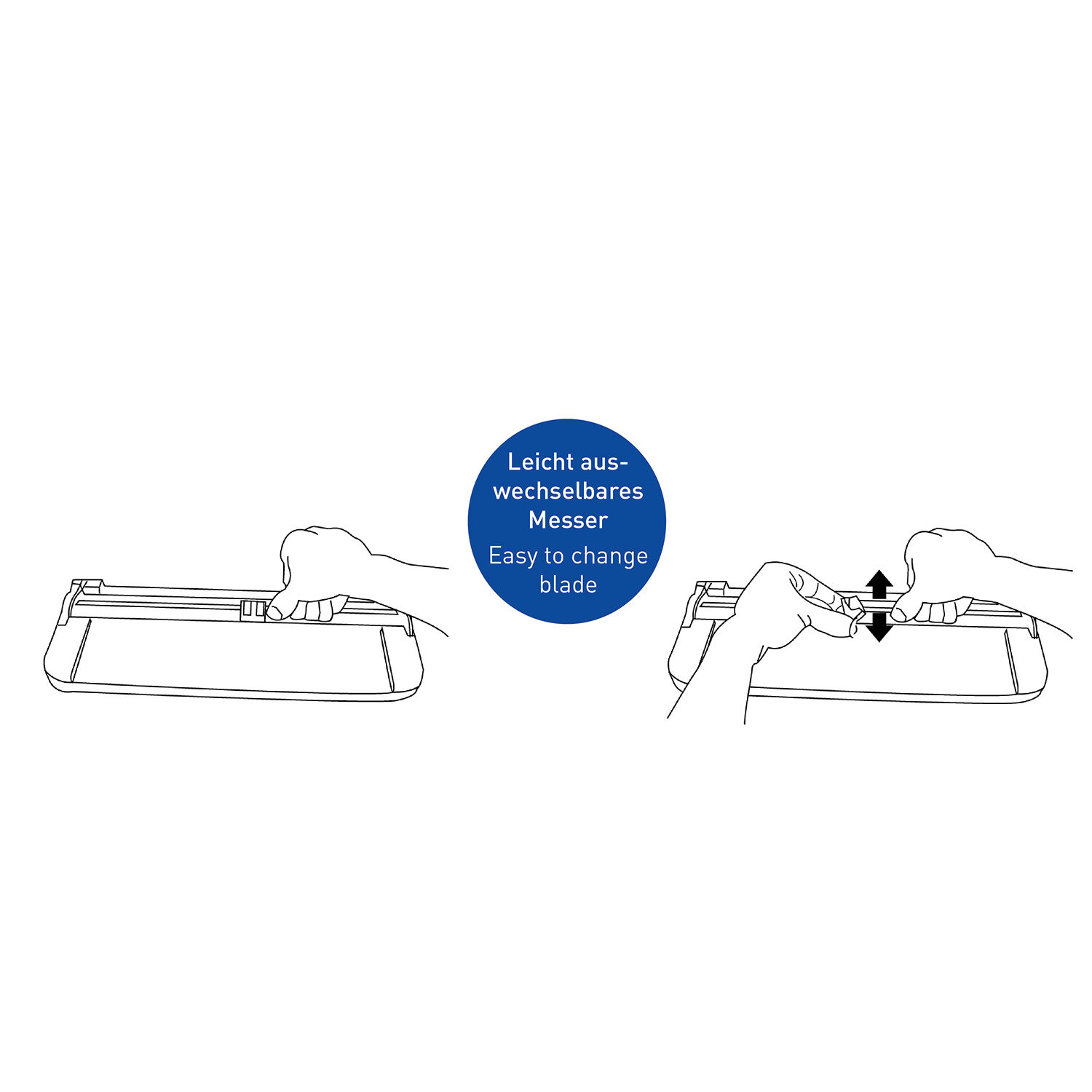NEU Tragbarer Papierschneider f�r Formate bis DIN A4 Gr��e inkl. ausklappbarem Lineal Bild 4
