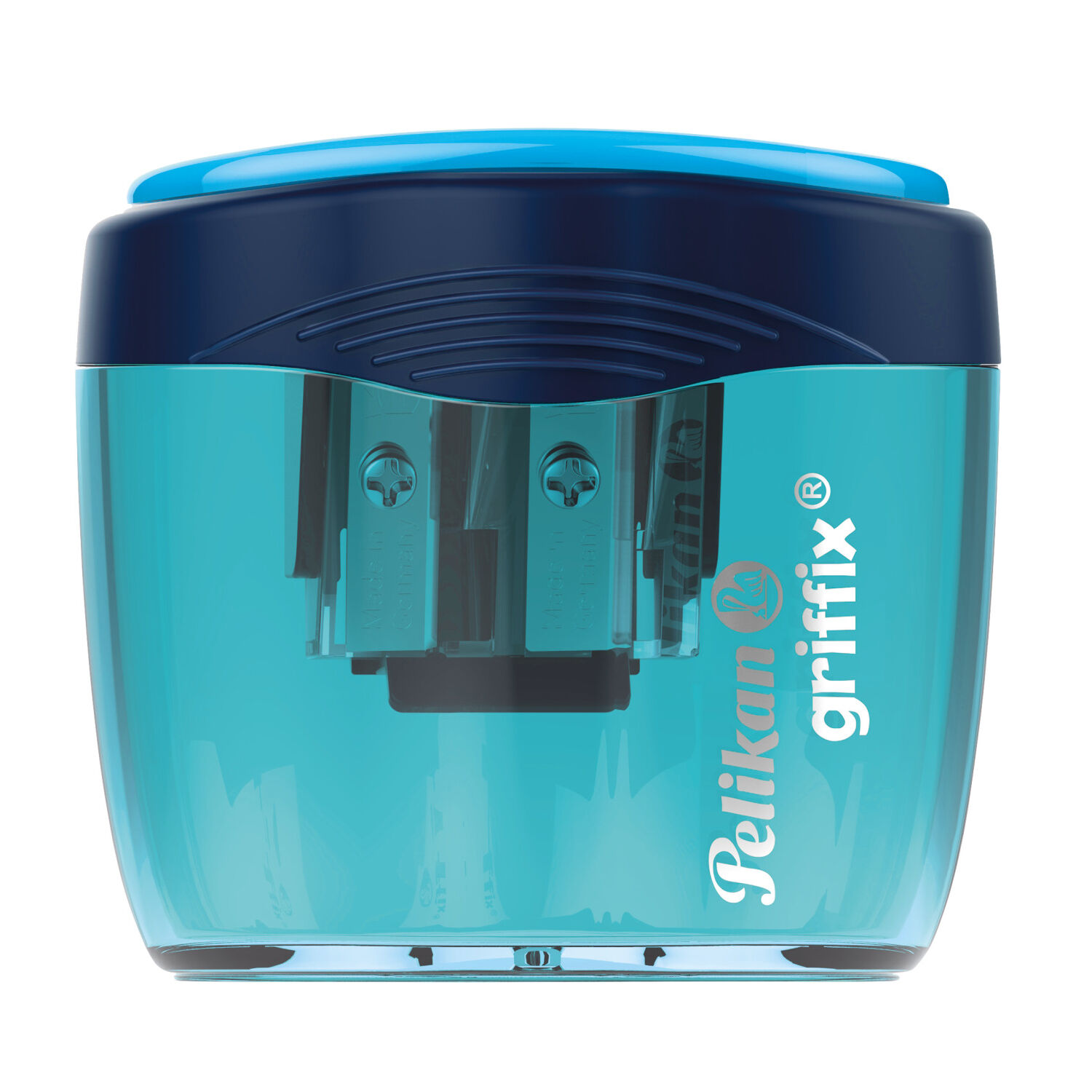 SALE Pelikan Griffix, Doppelanspitzer mit Beh�lter und Verschlusssystem, blau, 1 St�ck Bild 2