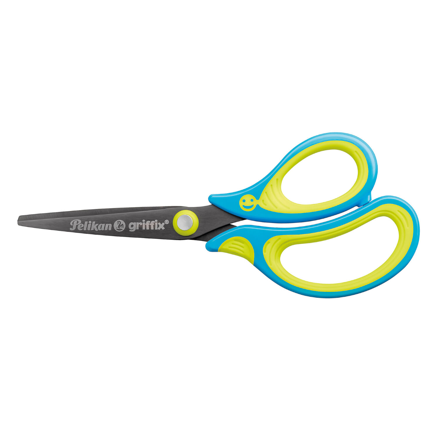 SALE Pelikan Griffix Schulschere, Rechtsh�ndermodell Spitz, 15cm, Neon Fresh Blue