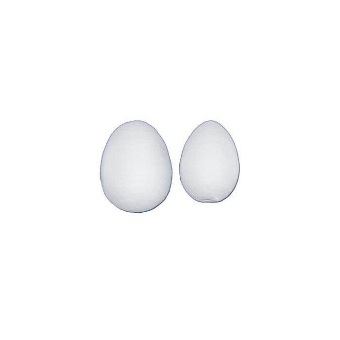 SALE Watteeier, wei�, 10 St�ck, 38 mm
