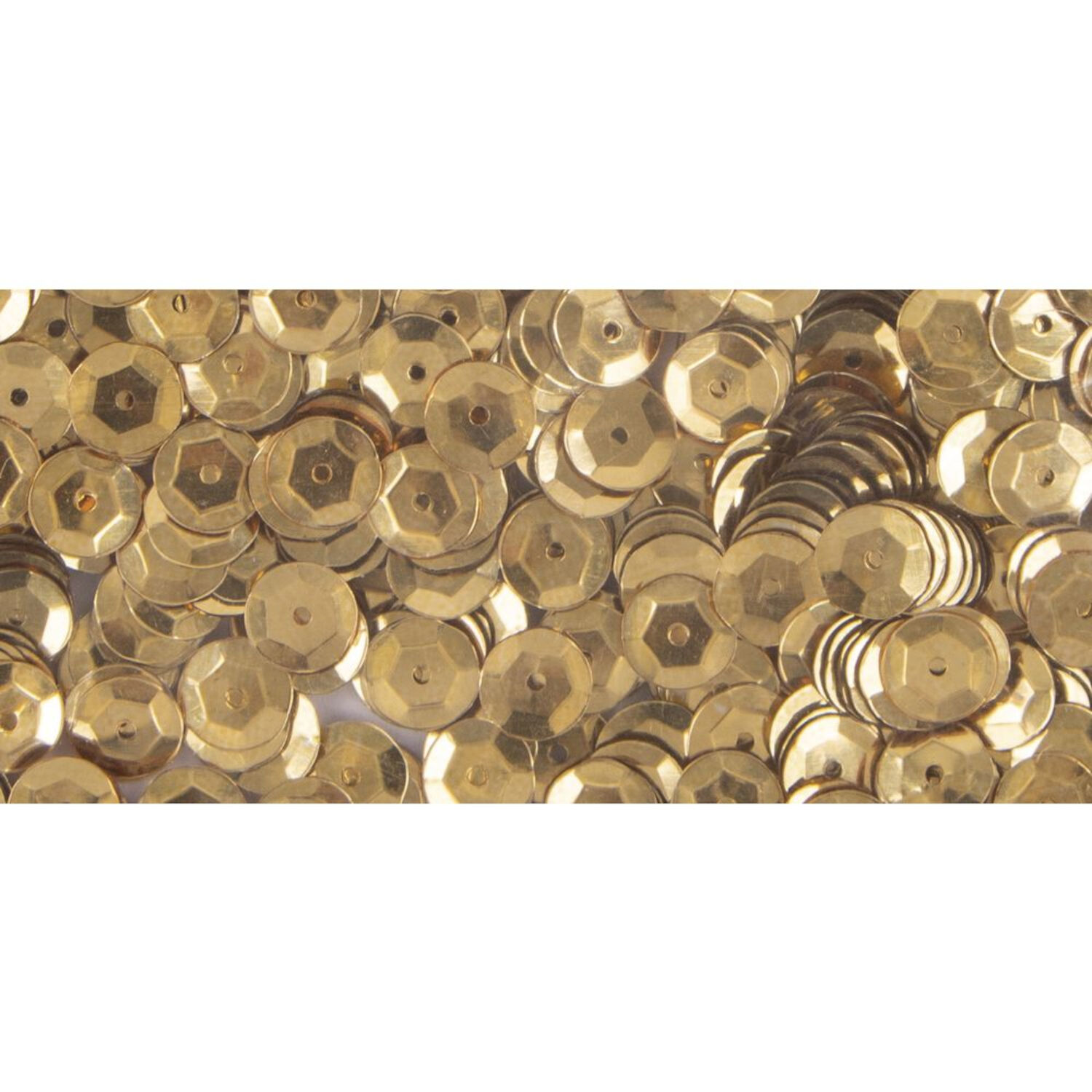 Rayher Pailletten gew�lbt, waschbar, 6mm �, 4000 St�ck, gold Bild 3