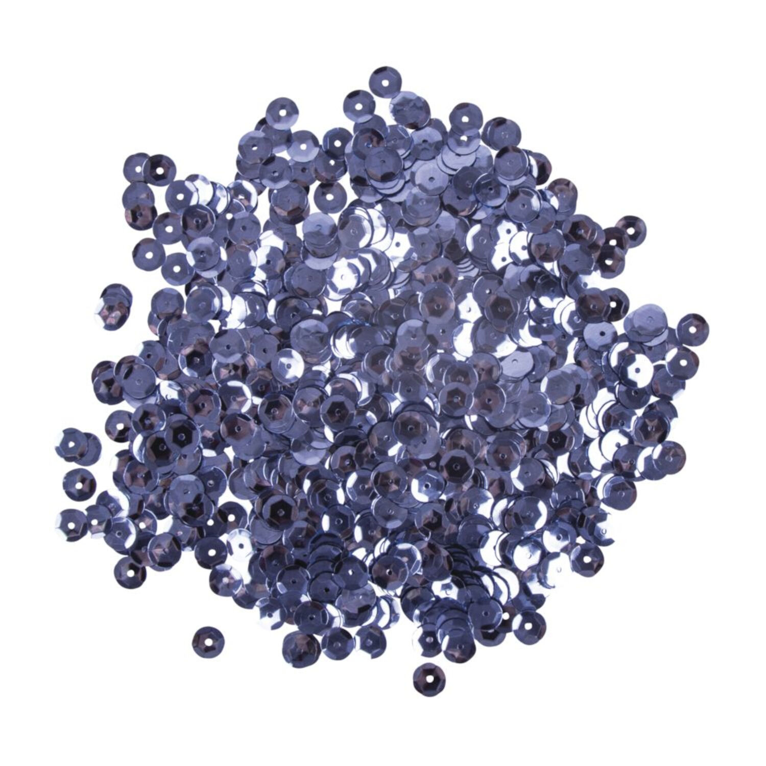 Rayher Pailletten gew�lbt, waschbar, 6mm �, 4000 St�ck, mittelblau Bild 2