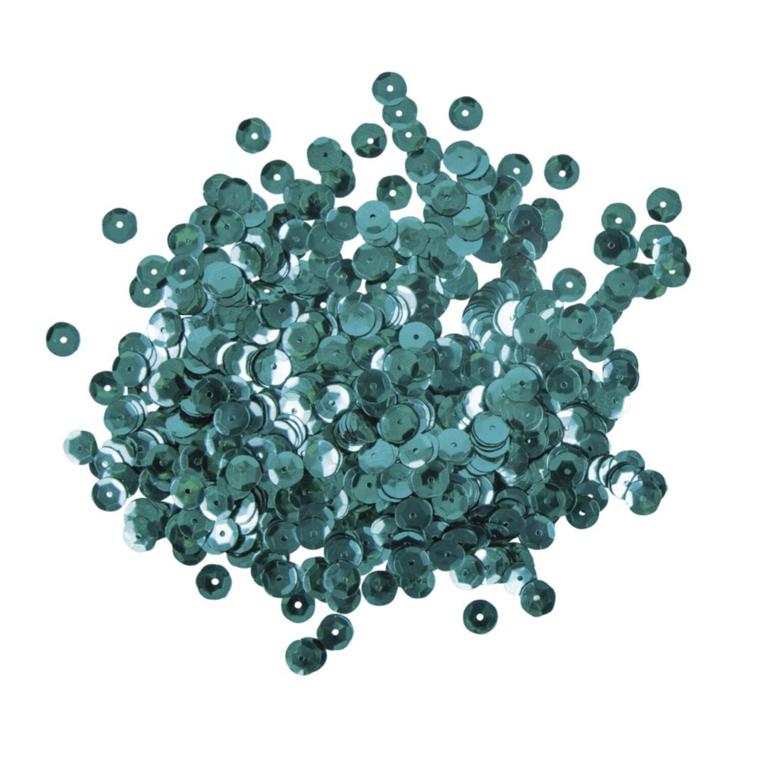 Rayher Pailletten gew�lbt, waschbar, 6mm �, 4000 St�ck, jade Bild 2