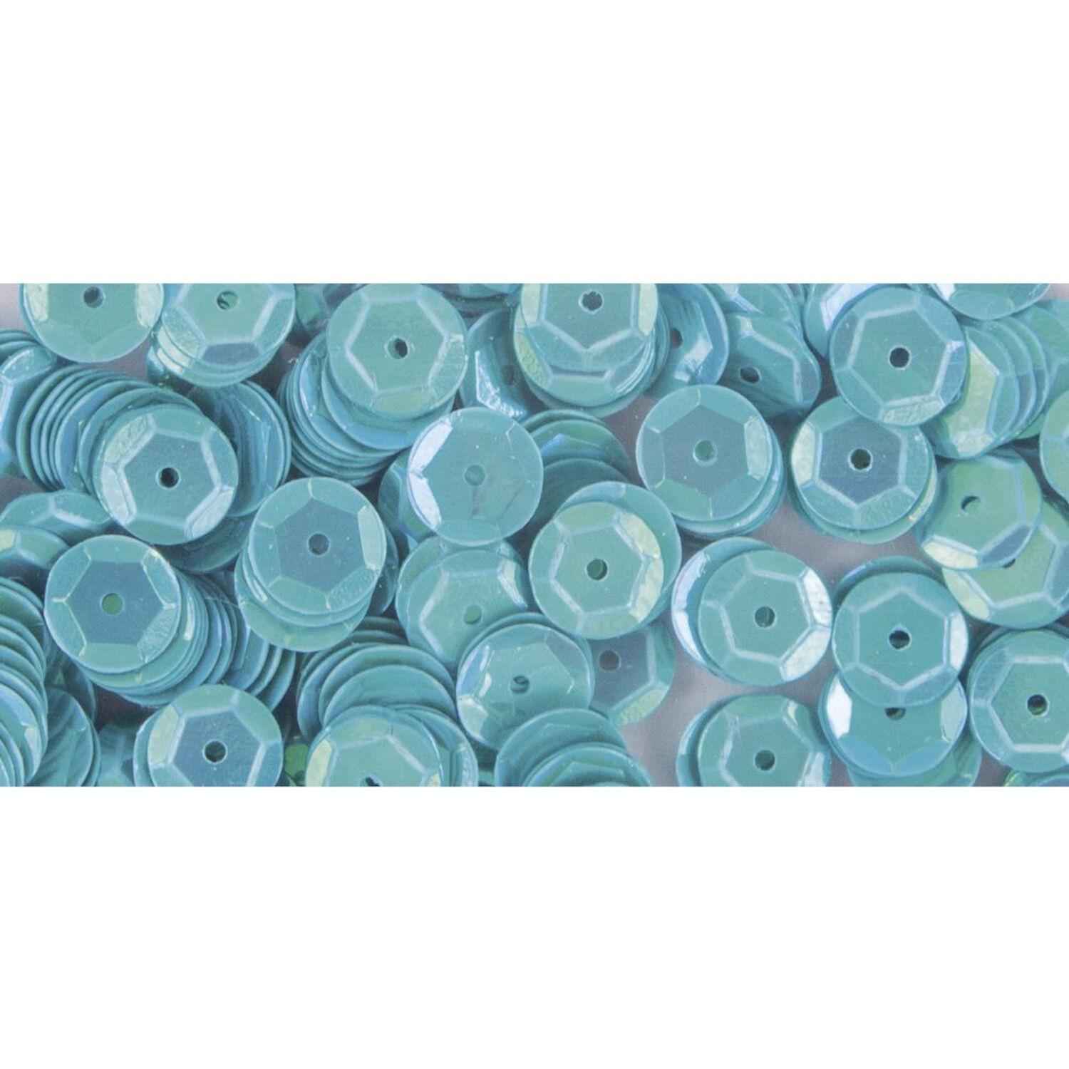 Rayher Pailletten gew�lbt, waschbar, 6mm �, 4000 St�ck, irisierend blau Bild 3