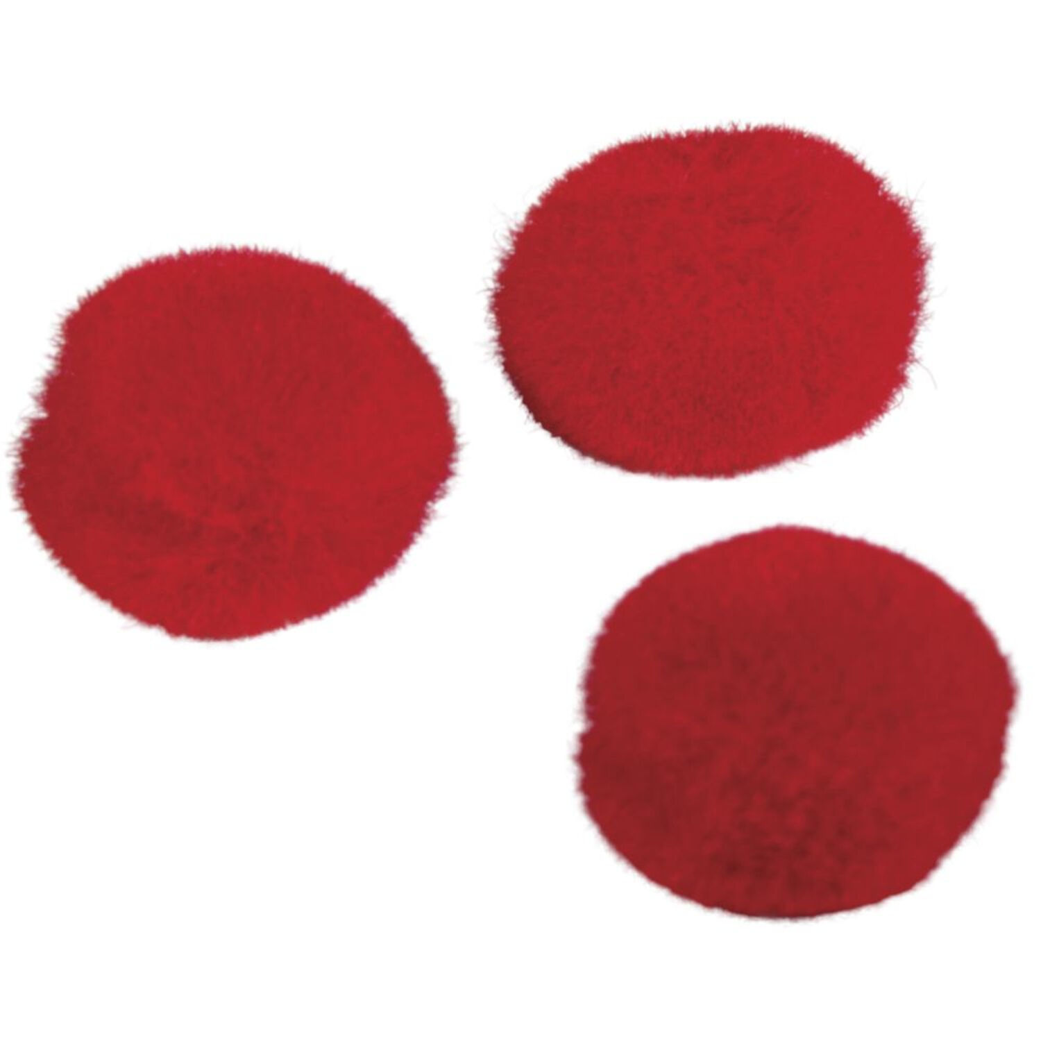 Rayher Pompons, 10 mm, 65 St�ck, rot Bild 2
