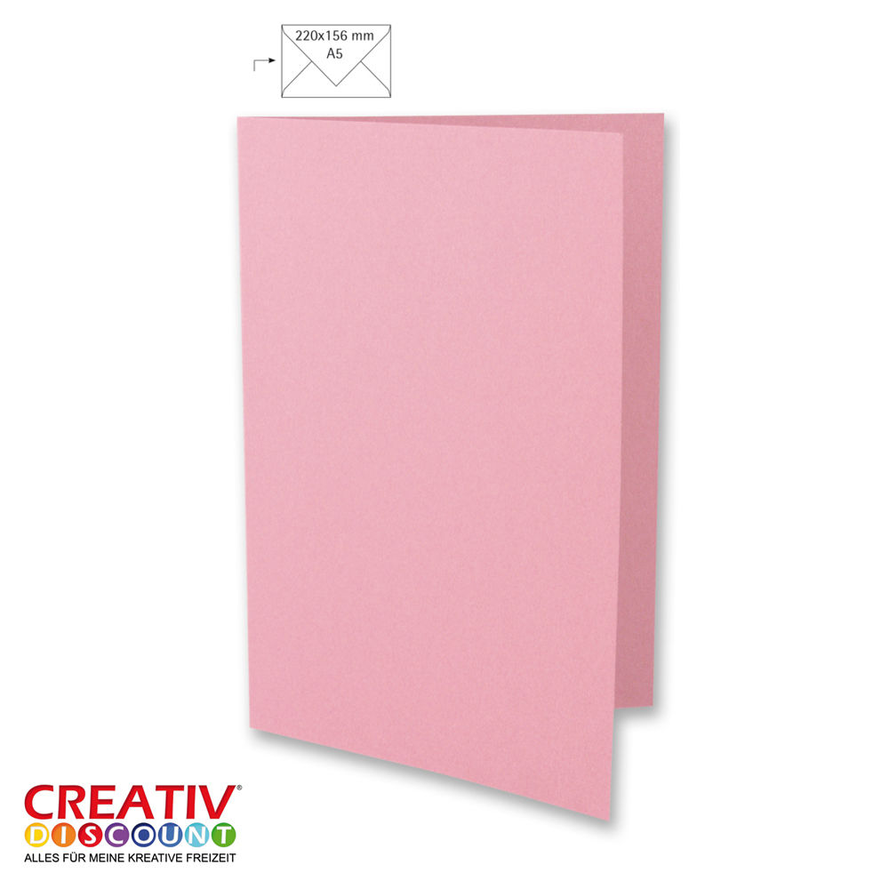 SALE Karte A5, HD, 297x210mm, 5 St�ck, ros�
