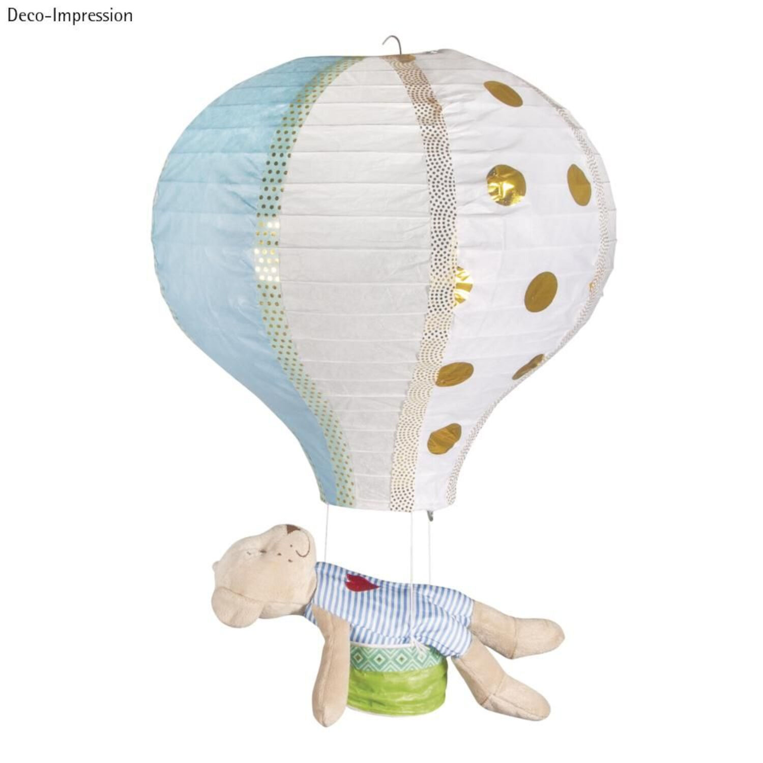 Rayher Papierlampion Hei�luftballon Wei�, 40 x 30 cm, 1 St�ck Bild 2