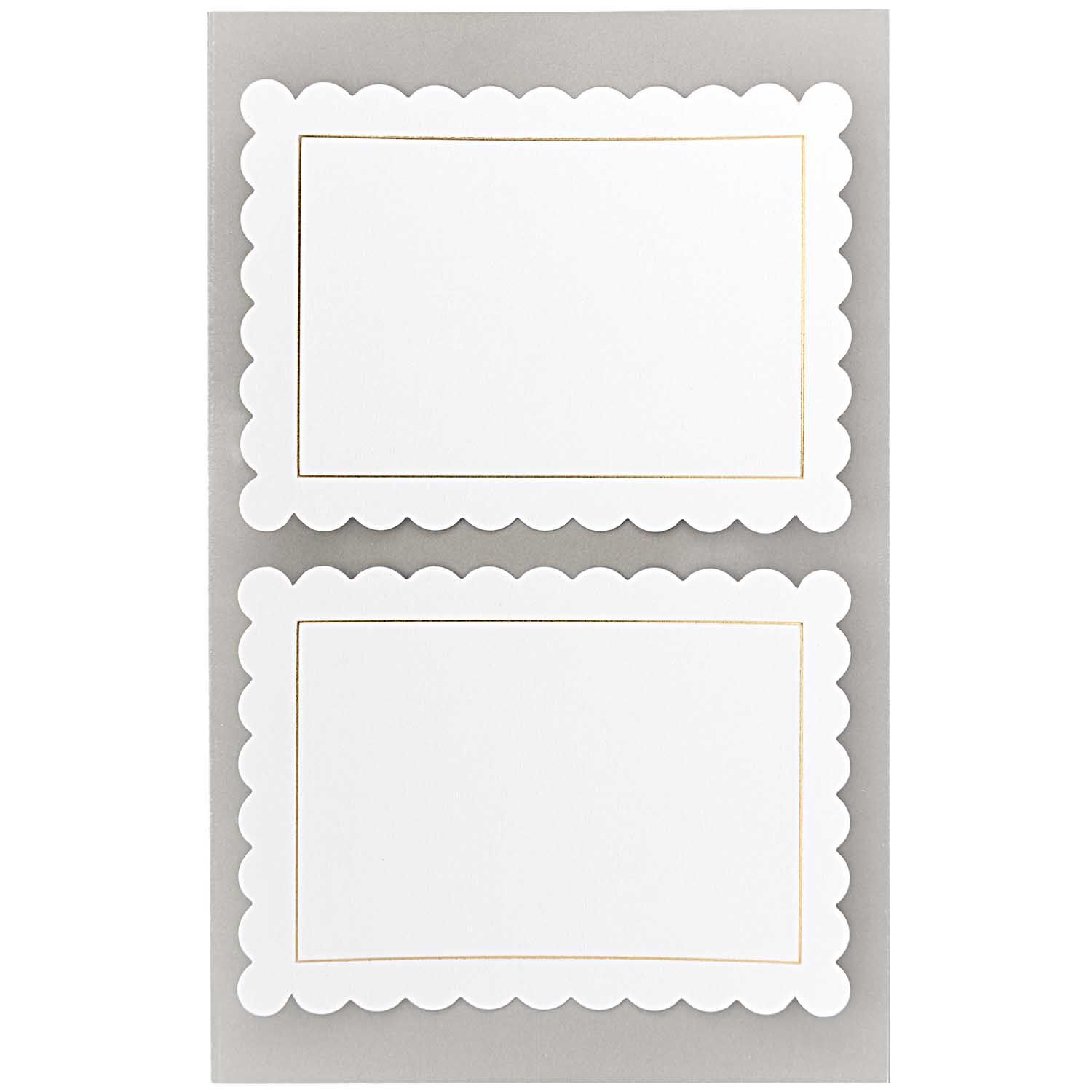 NEU Office Sticker Etiketten Rosette, wei�, 4 Blatt