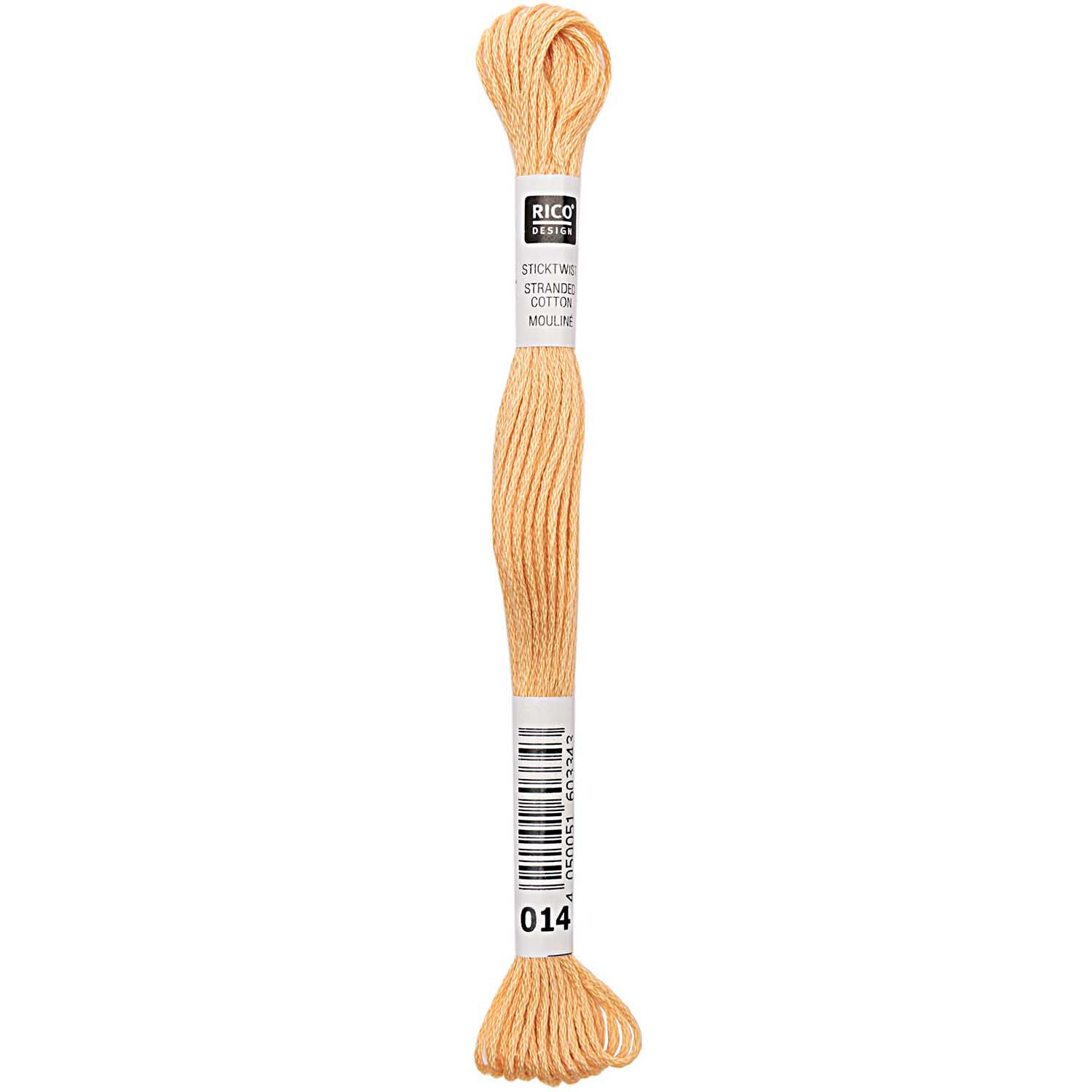 SALE Sticktwist, 8 Meter, Farbe: Orange 01 (014)