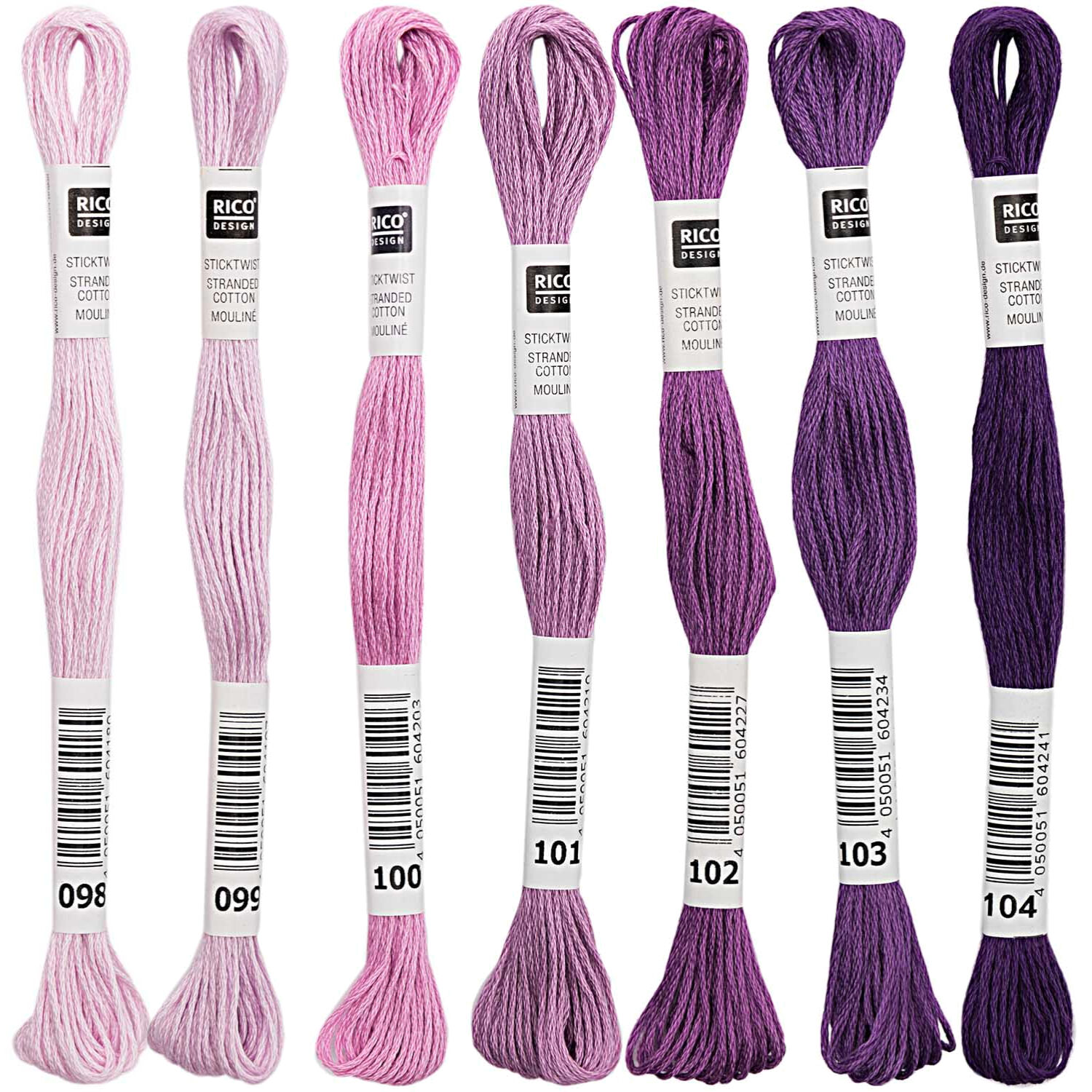 SALE Sticktwist, 8 Meter, Farbe: Flieder 01 (098) Bild 3