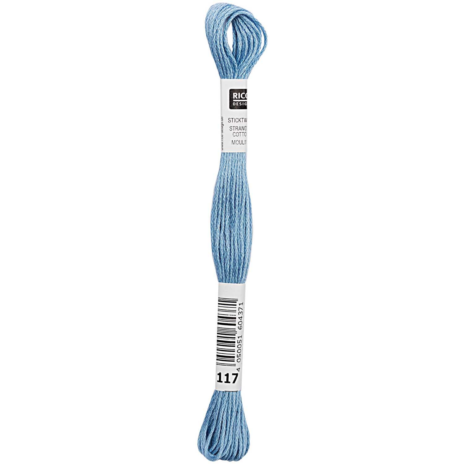 Sticktwist, 8 Meter, Farbe: K�nigsblau 01 (117)