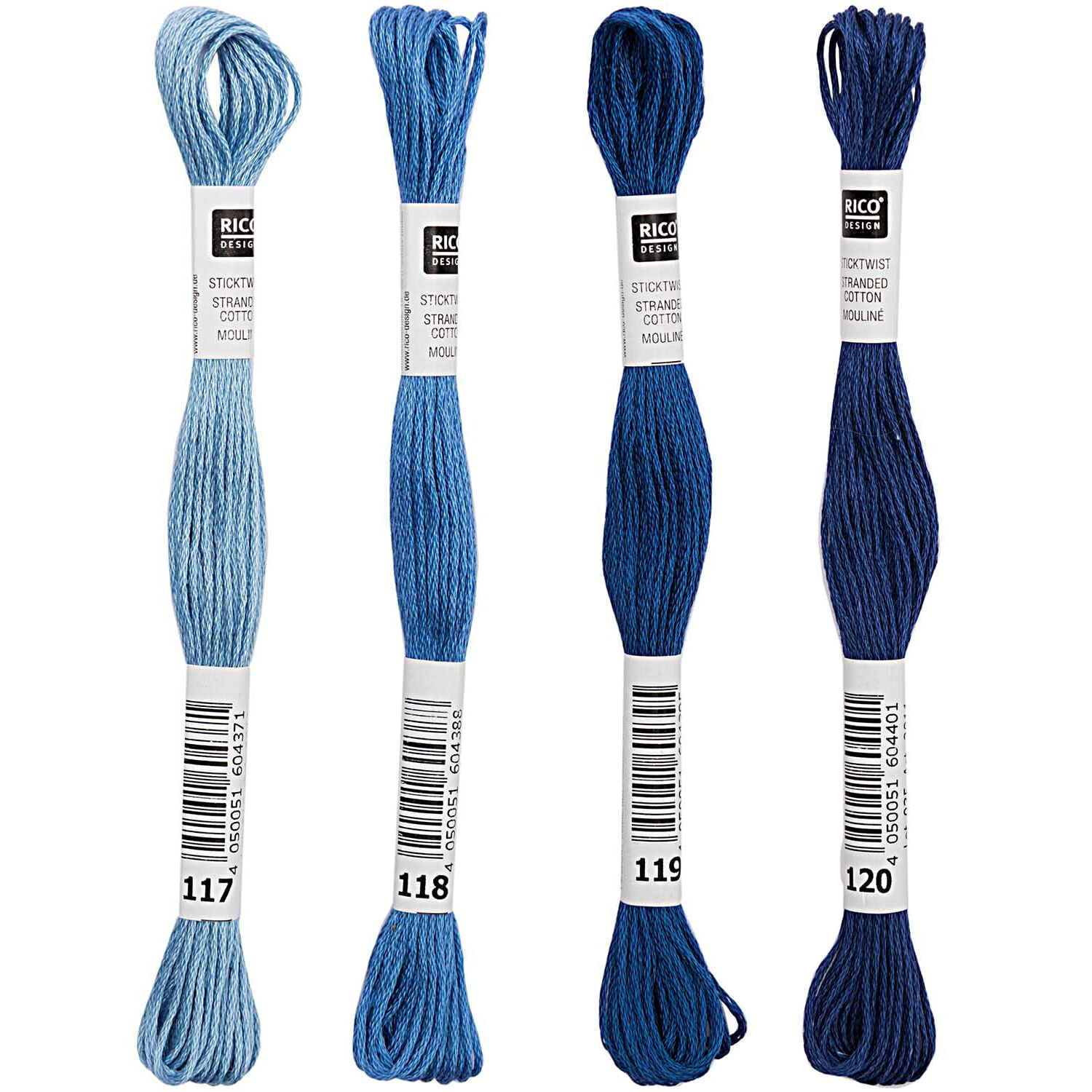 Sticktwist, 8 Meter, Farbe: K�nigsblau 01 (117) Bild 3