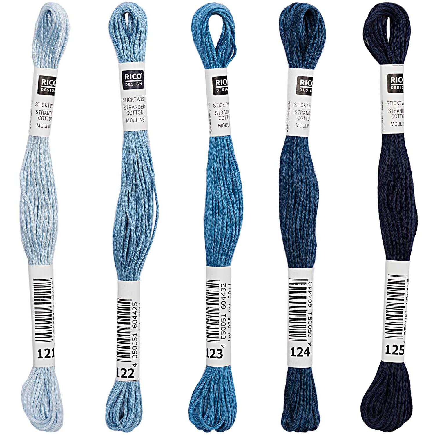 Sticktwist, 8 Meter, Farbe: Blau 01 (121) Bild 3