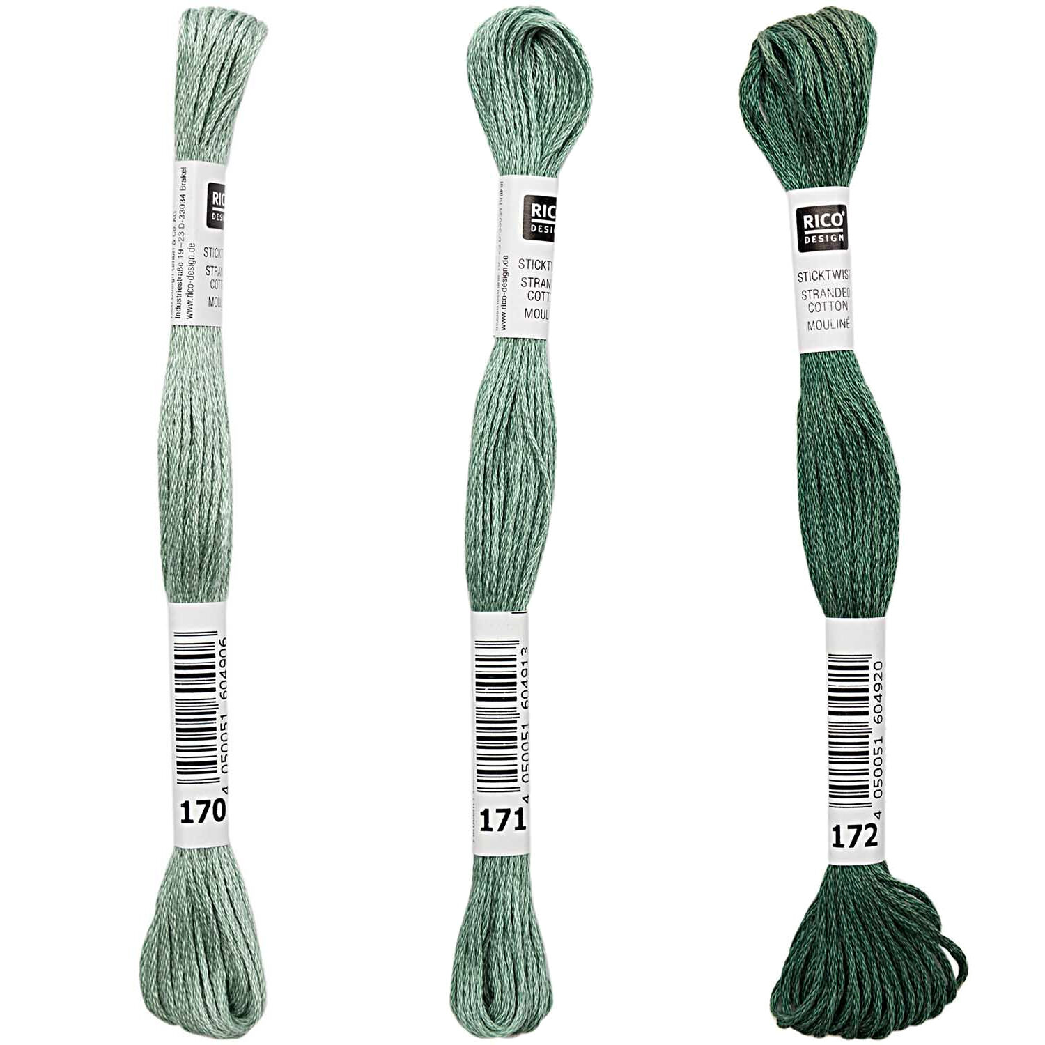 SALE Sticktwist, 8 Meter, Farbe: Dunkelgr�n 01 (170) Bild 3