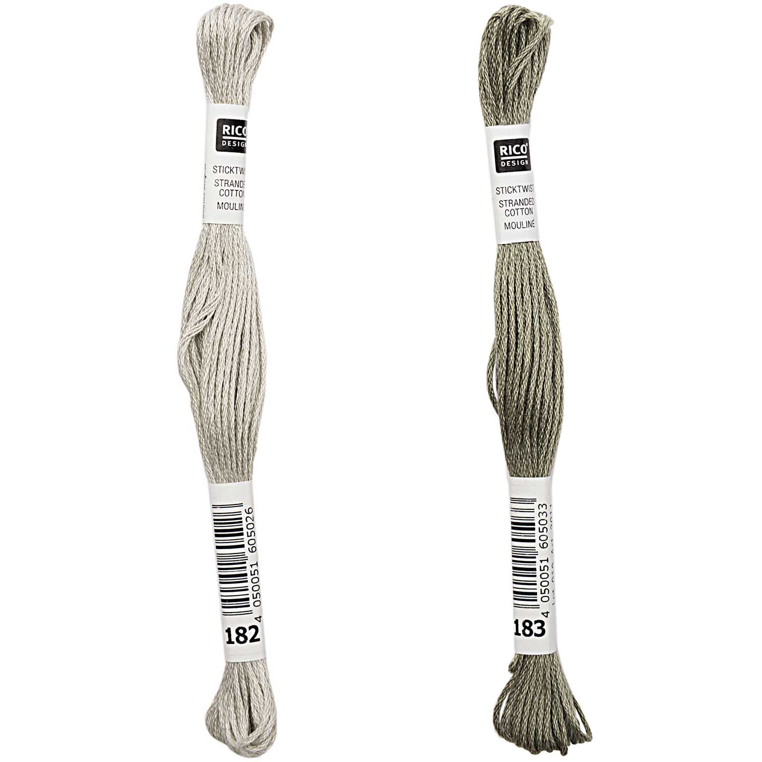 Sticktwist, 8 Meter, Farbe: Graugr�n 01 (182) Bild 3