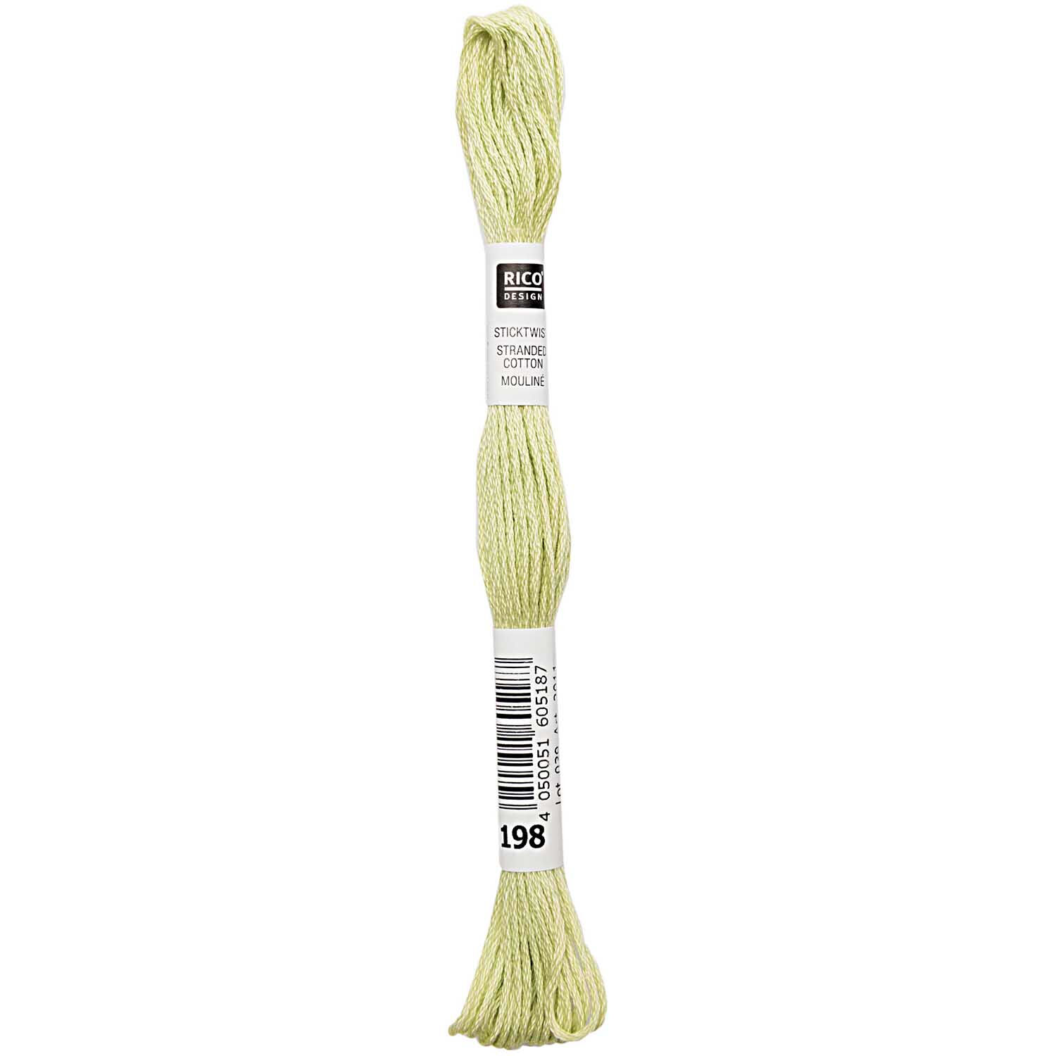 Sticktwist, 8 Meter, Farbe: Gr�n 01 (198)