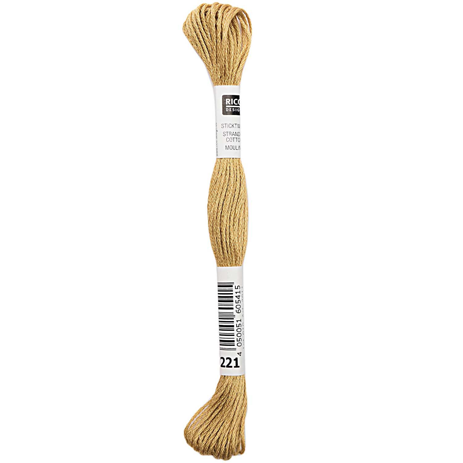 Sticktwist, 8 Meter, Farbe: Heugr�n 221