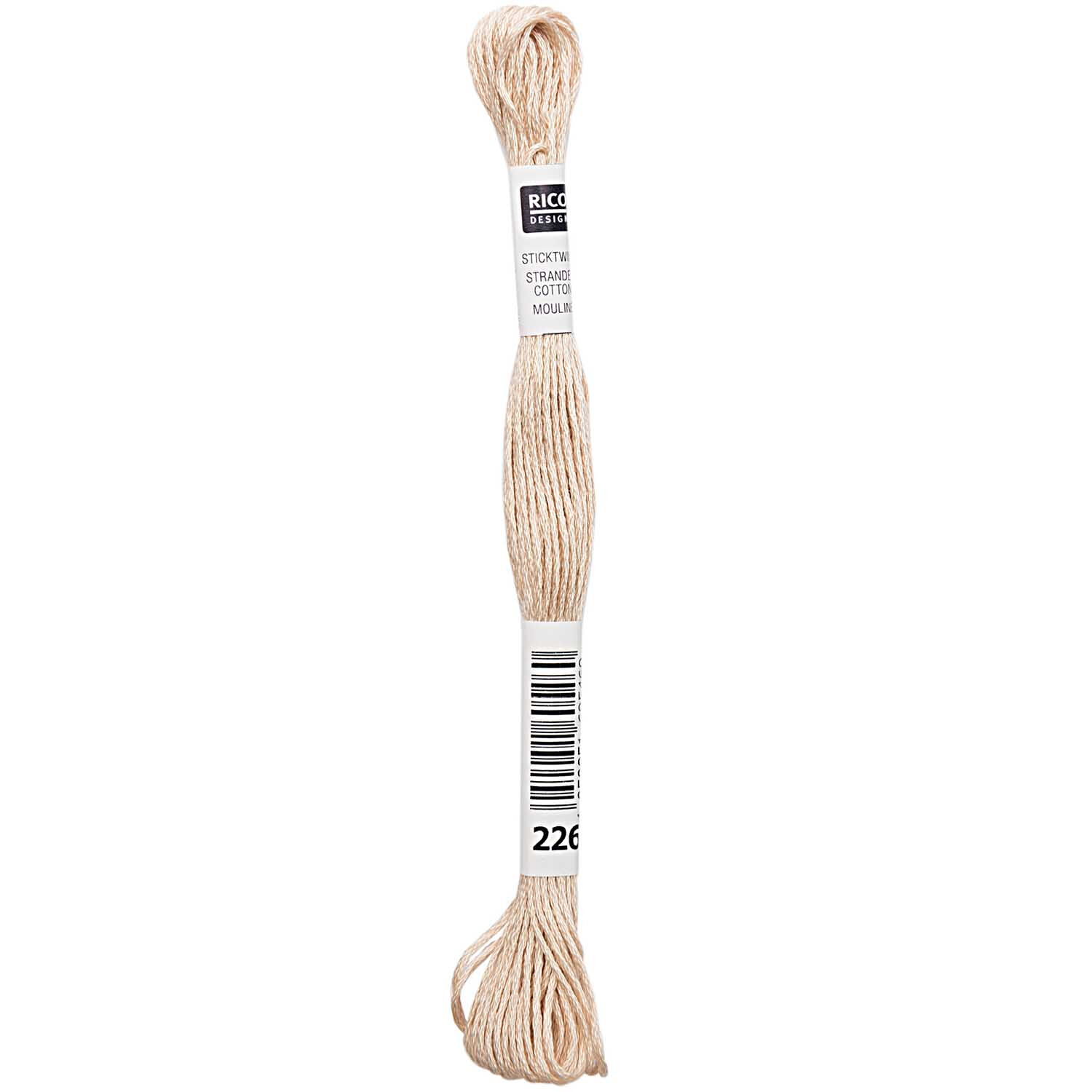 SALE Sticktwist, 8 Meter, Farbe: Beige 01 (226)