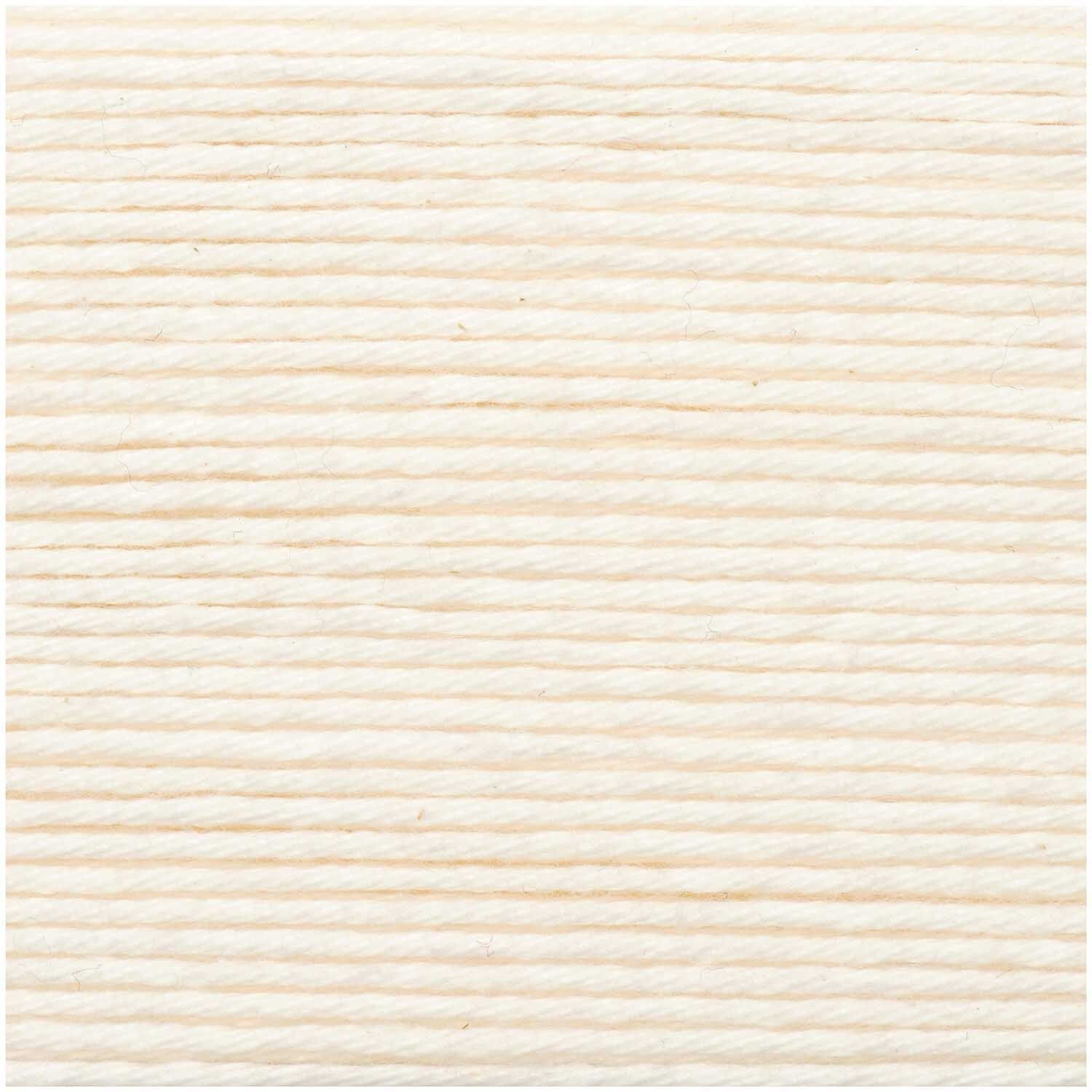 Ricorumi dk H�kelgarn, 100% Baumwolle, 25 g, Creme Bild 2