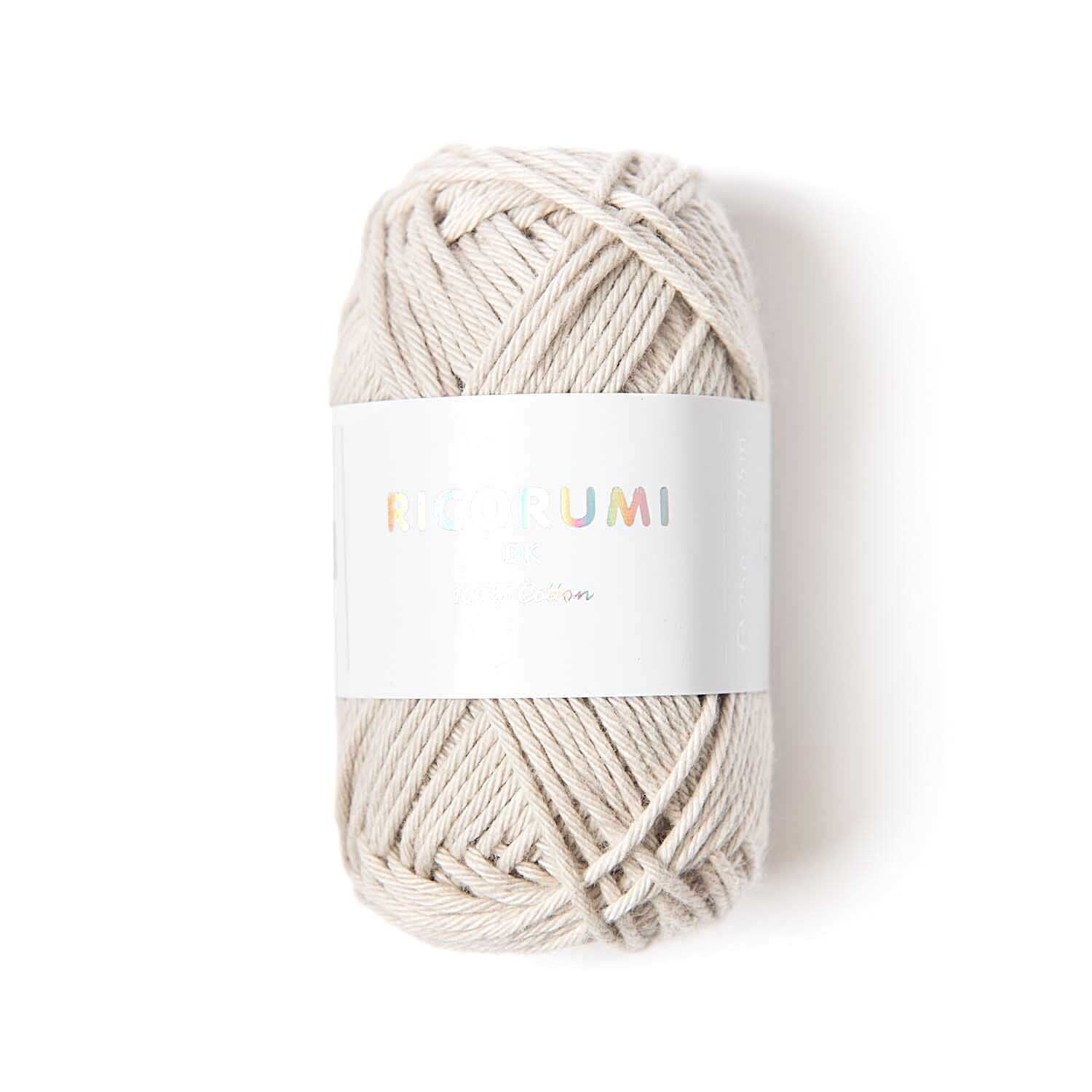 Ricorumi dk H�kelgarn, 100% Baumwolle, 25 g, Hellgrau