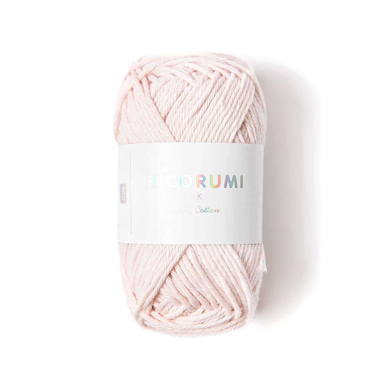 Ricorumi dk H�kelgarn, 100% Baumwolle, 25 g, Pastellrosa