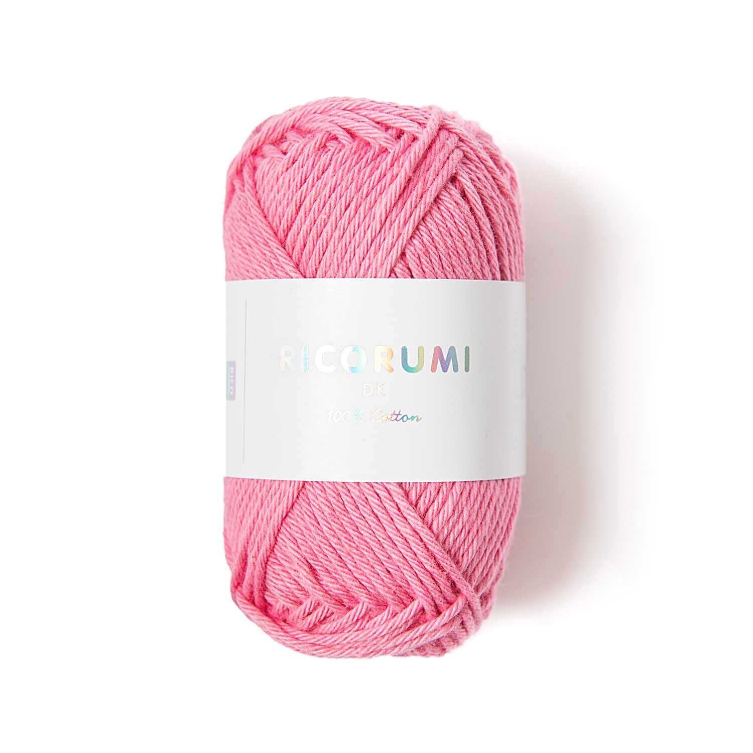 Ricorumi dk H�kelgarn, 100% Baumwolle, 25 g, Bonbonrosa