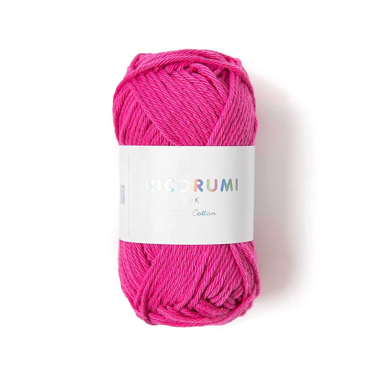 Ricorumi dk H�kelgarn, 100% Baumwolle, 25 g, Pink