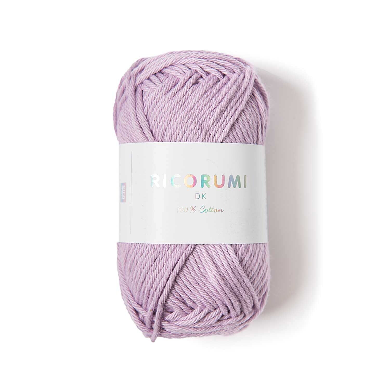 Ricorumi dk H�kelgarn, 100% Baumwolle, 25 g, Flieder