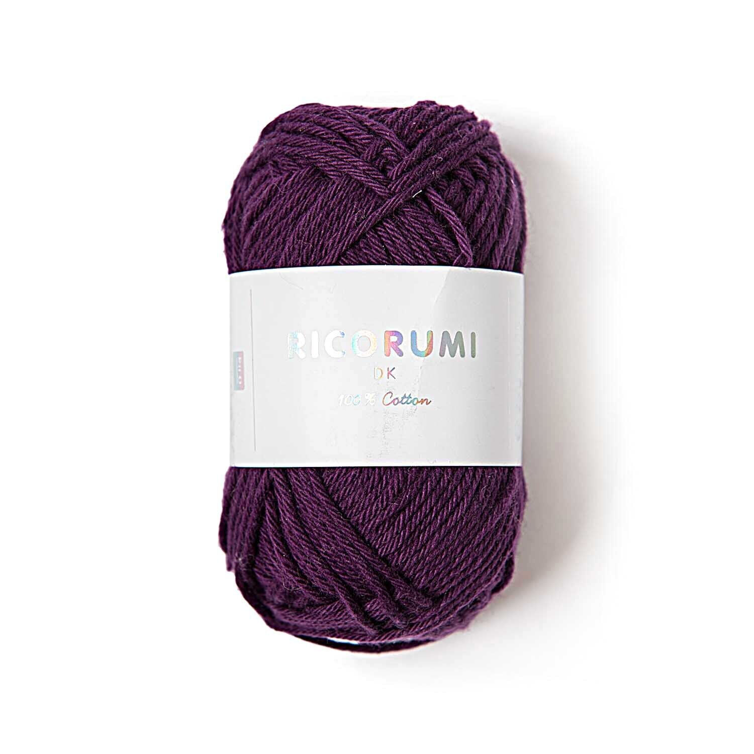 Ricorumi dk H�kelgarn, 100% Baumwolle, 25 g, Lila