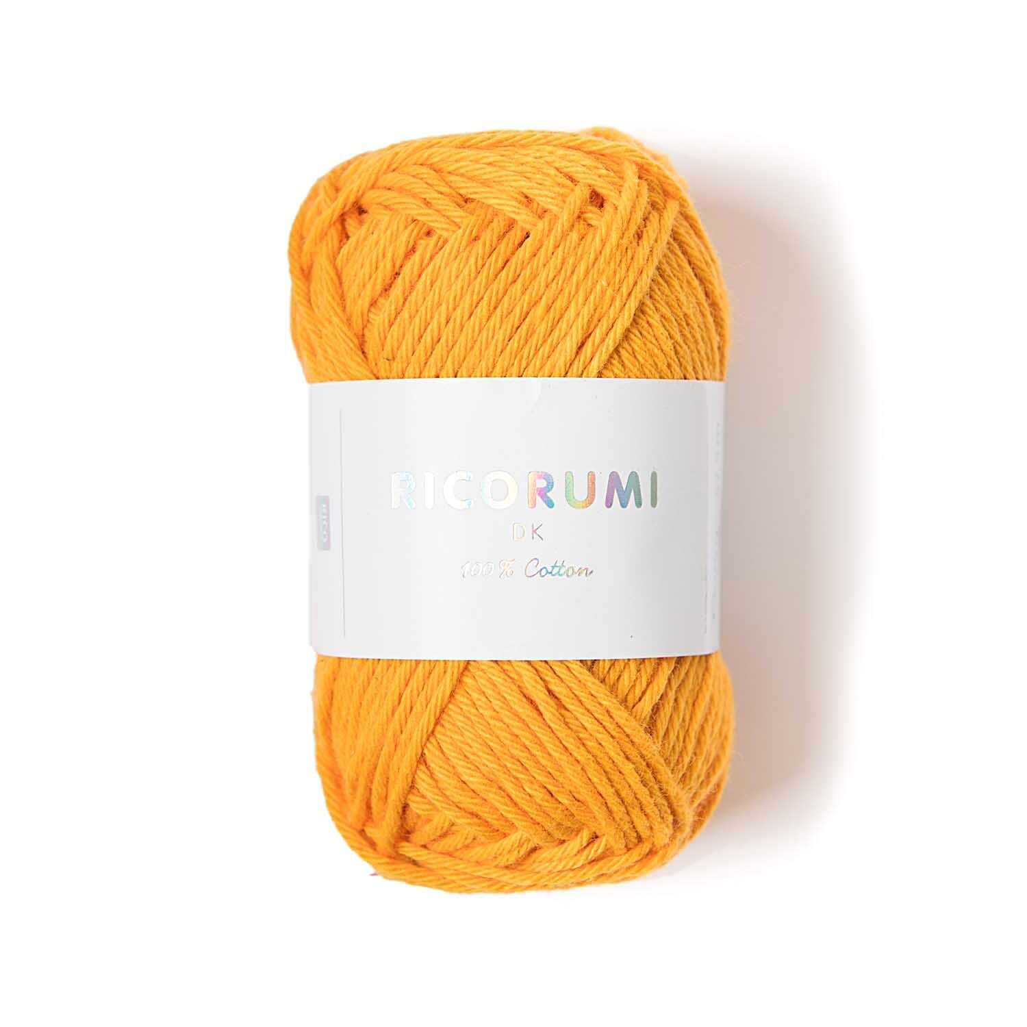 Ricorumi dk H�kelgarn, 100% Baumwolle, 25 g, Mandarine