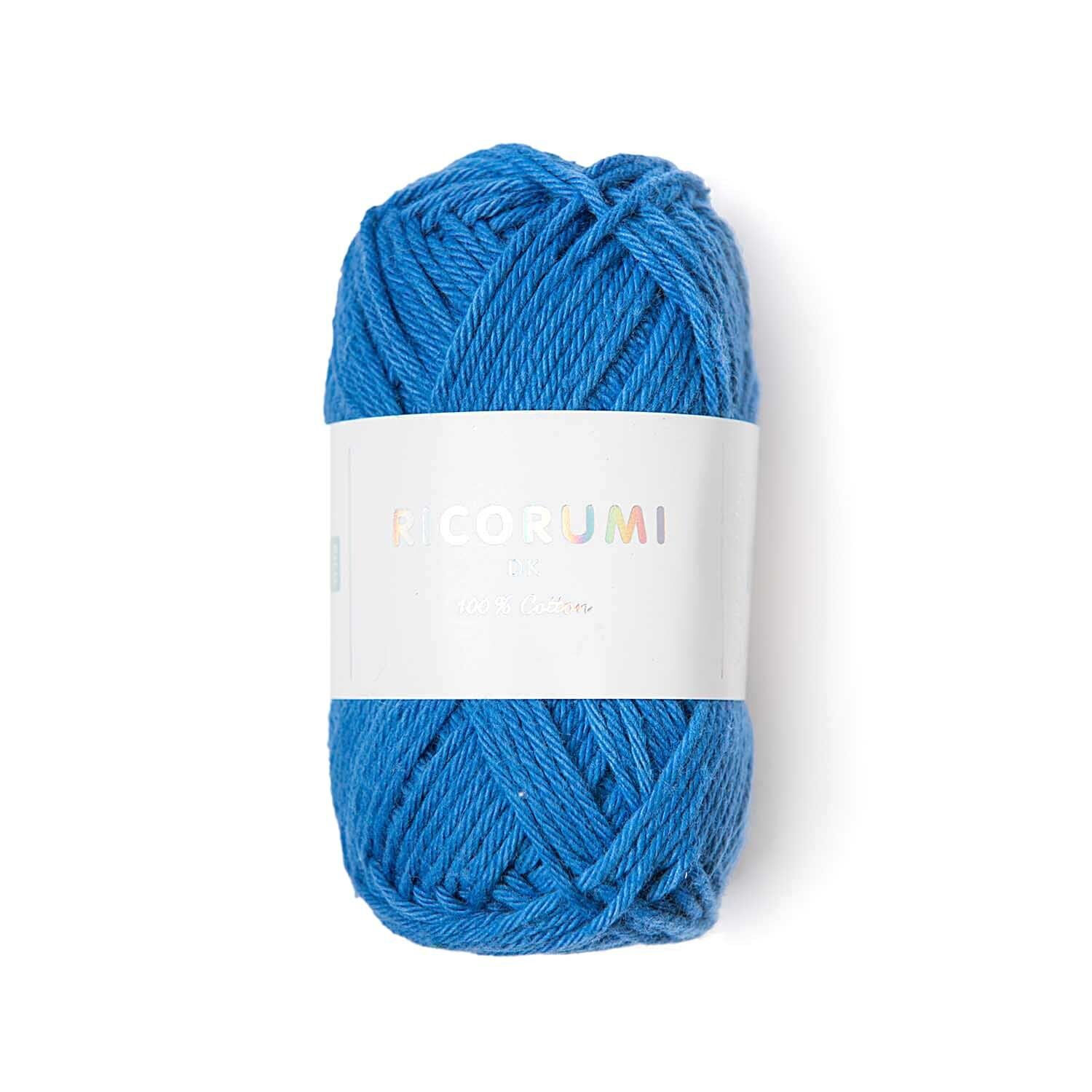 Ricorumi dk H�kelgarn, 100% Baumwolle, 25 g, Blau