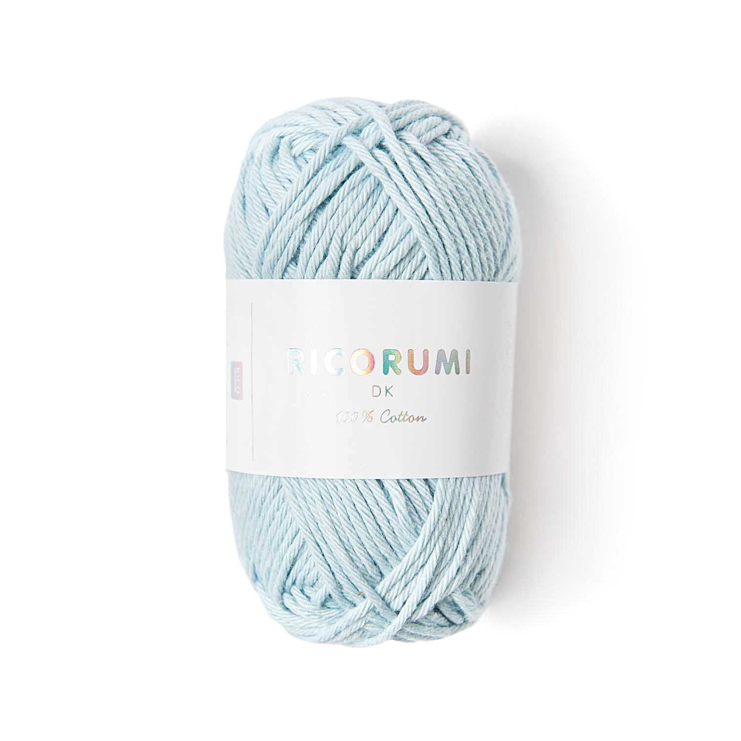 Ricorumi dk H�kelgarn, 100% Baumwolle, 25 g, Hellblau