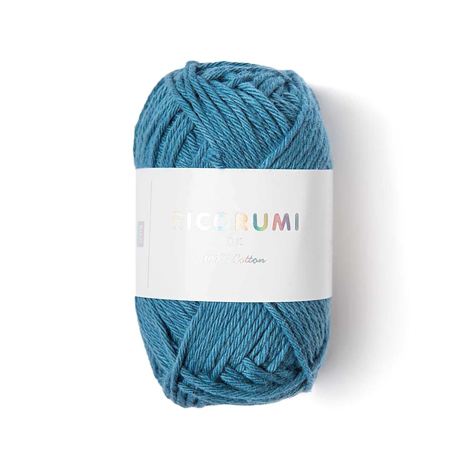 Ricorumi dk H�kelgarn, 100% Baumwolle, 25 g, Jeans