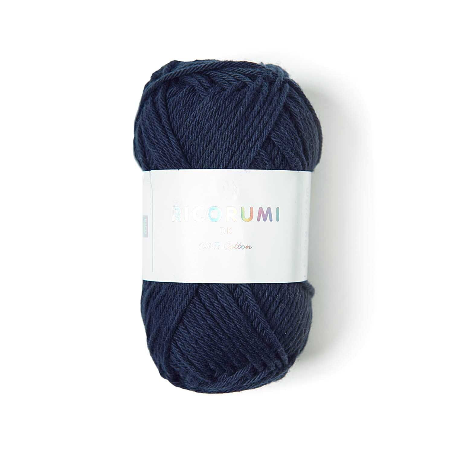 Ricorumi dk H�kelgarn, 100% Baumwolle, 25 g, Marine
