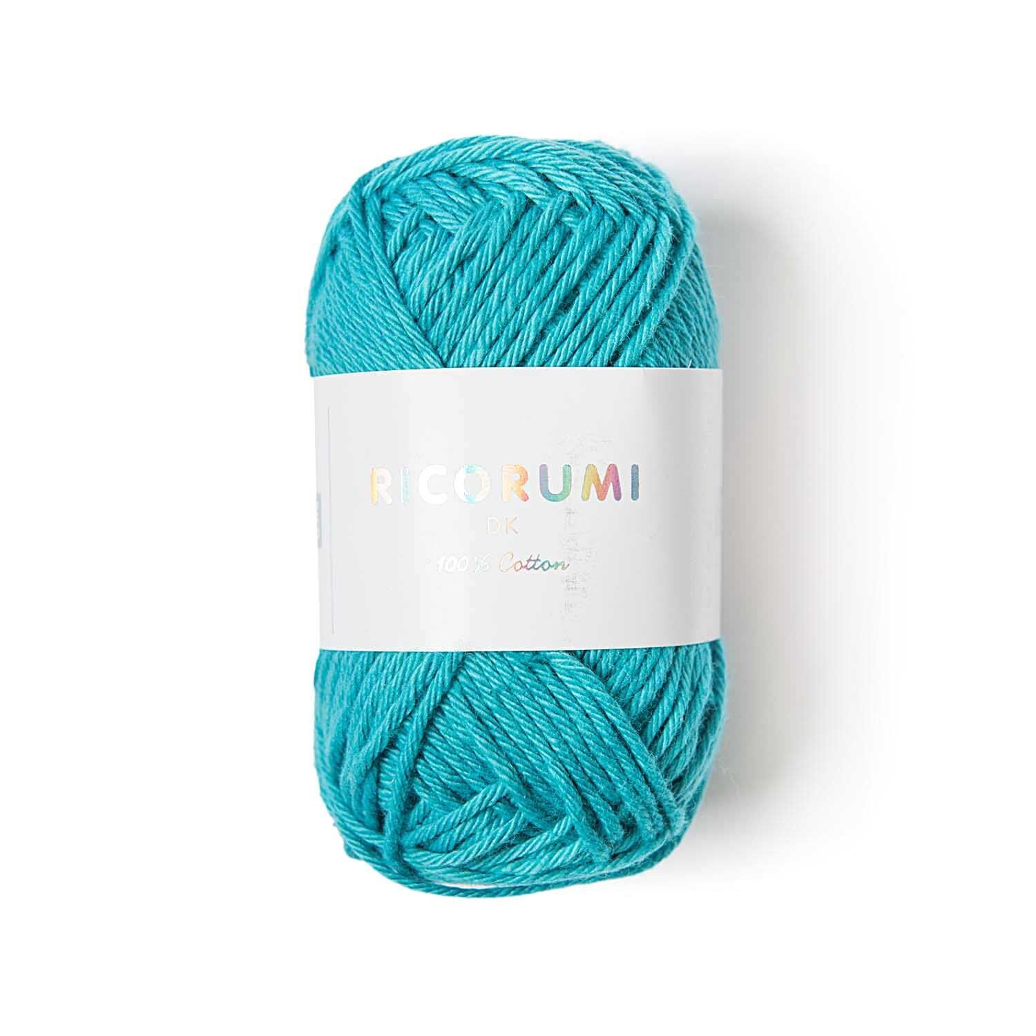 Ricorumi dk H�kelgarn, 100% Baumwolle, 25 g, T�rkis