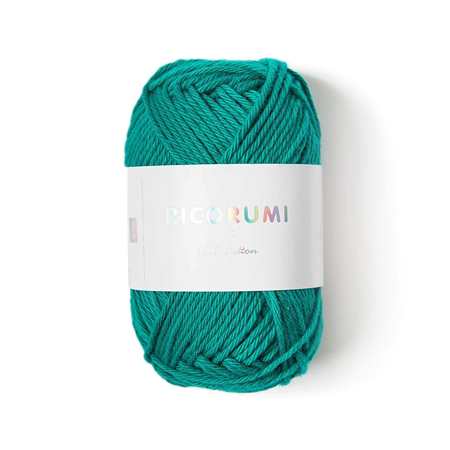 Ricorumi dk H�kelgarn, 100% Baumwolle, 25 g, Smaragd