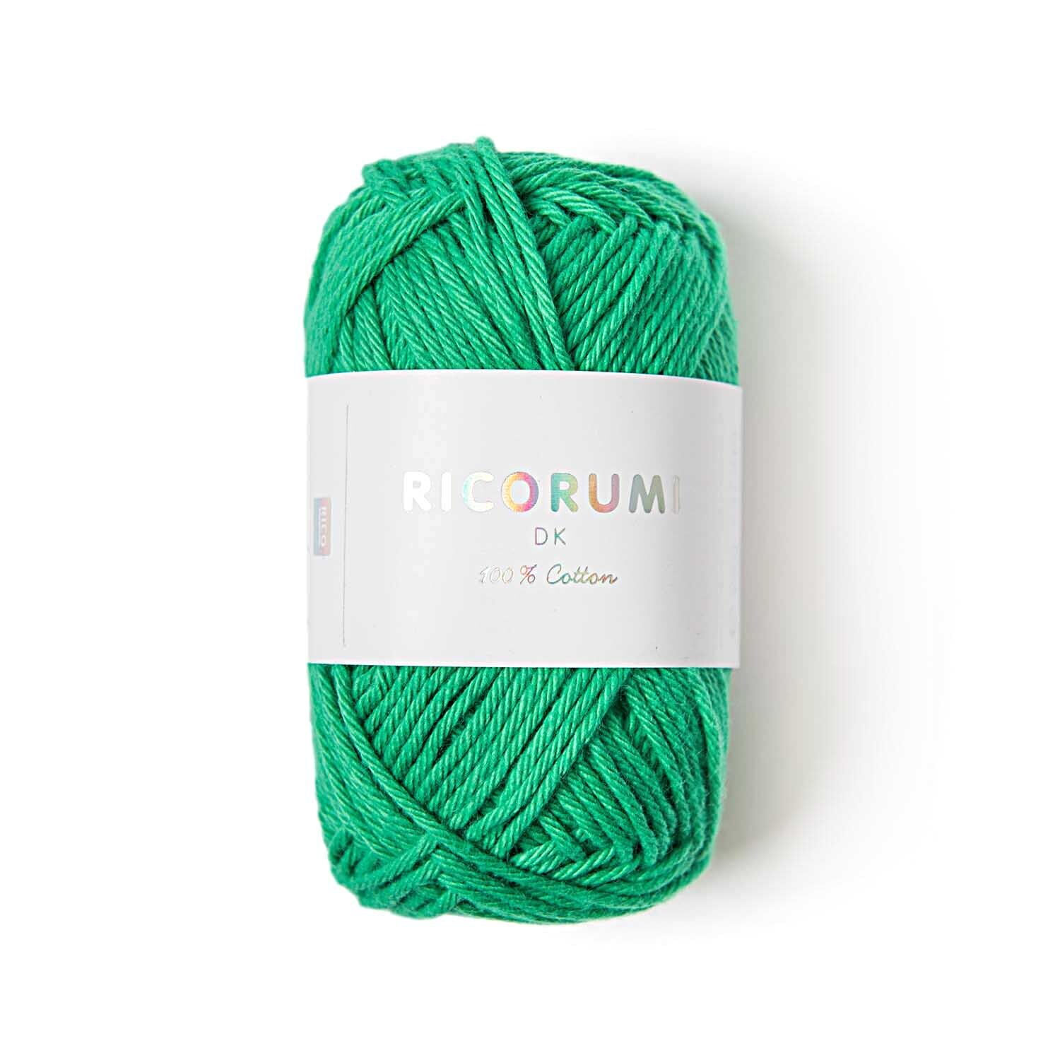 Ricorumi dk H�kelgarn, 100% Baumwolle, 25 g, Grasgr�n