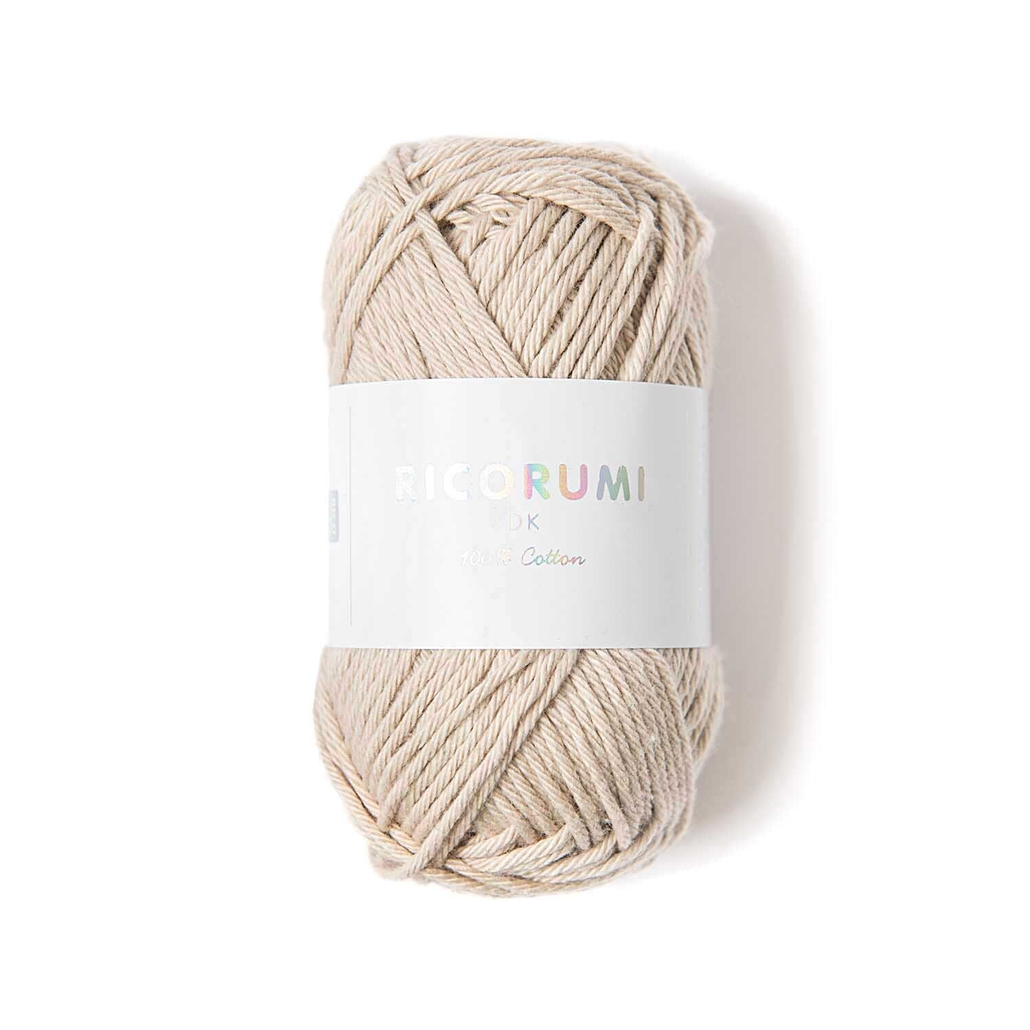 Ricorumi dk H�kelgarn, 100% Baumwolle, 25 g, Kitt