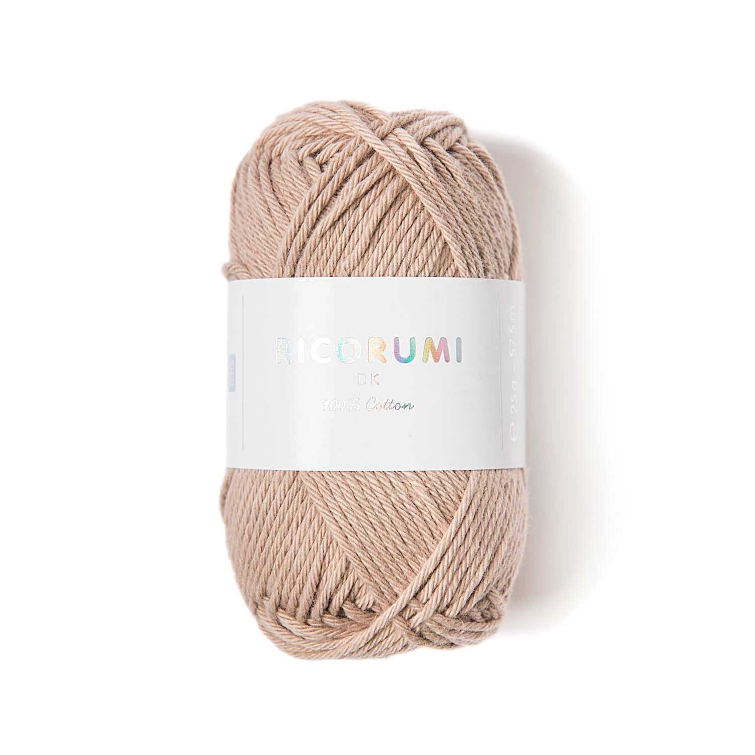 Ricorumi dk H�kelgarn, 100% Baumwolle, 25 g, Beige