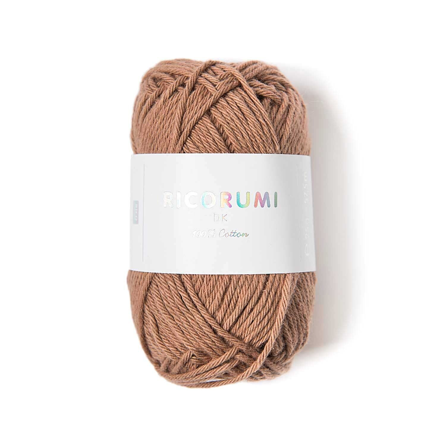 Ricorumi dk H�kelgarn, 100% Baumwolle, 25 g, Nougat