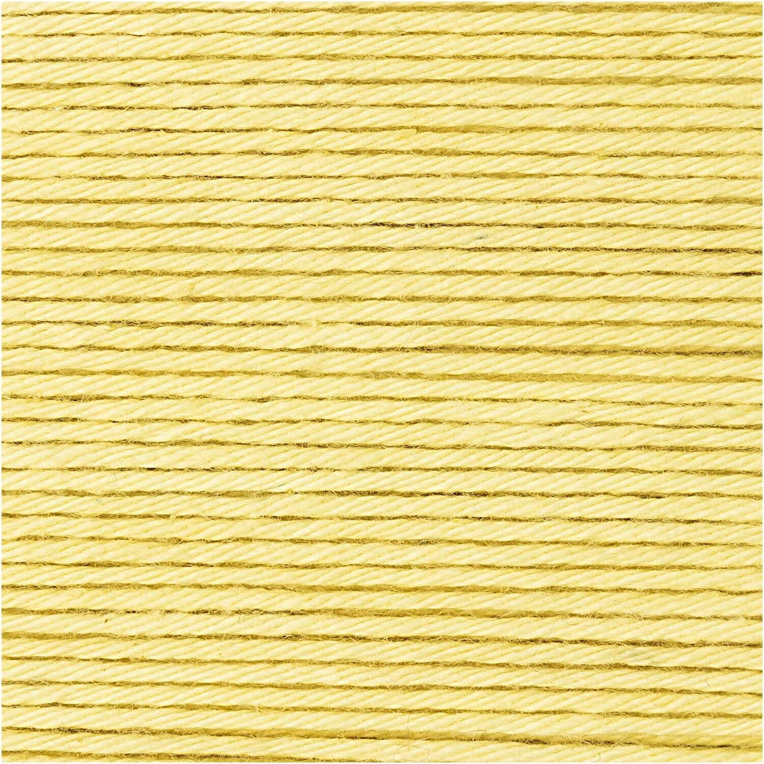 Ricorumi dk H�kelgarn, 100% Baumwolle, 25 g, Pastell Gelb Bild 2