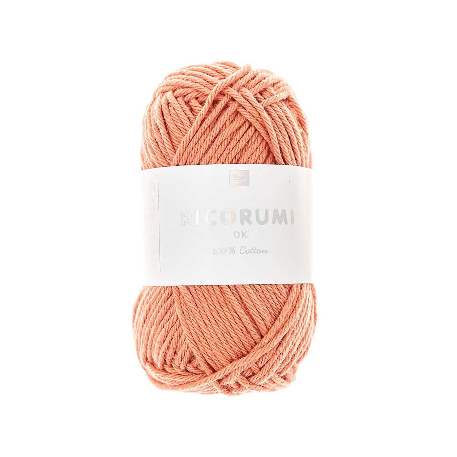 Ricorumi dk H�kelgarn, 100% Baumwolle, 25 g, Papaya