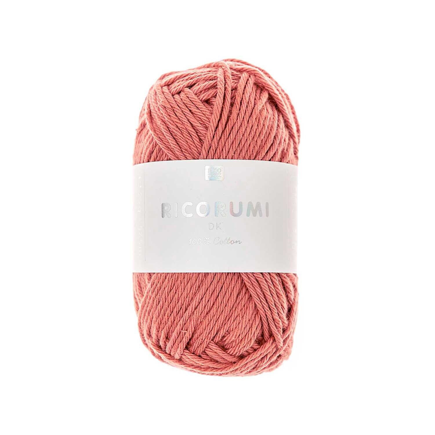 Ricorumi dk H�kelgarn, 100% Baumwolle, 25 g, Terracotta