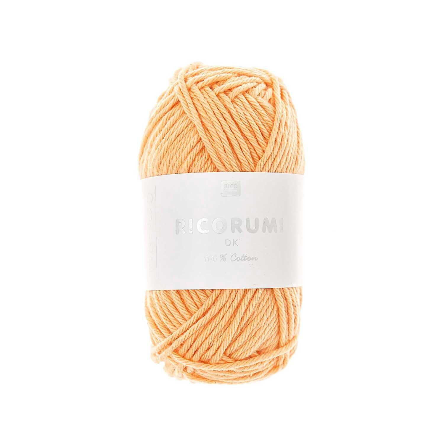 Ricorumi dk H�kelgarn, 100% Baumwolle, 25 g, Apricot