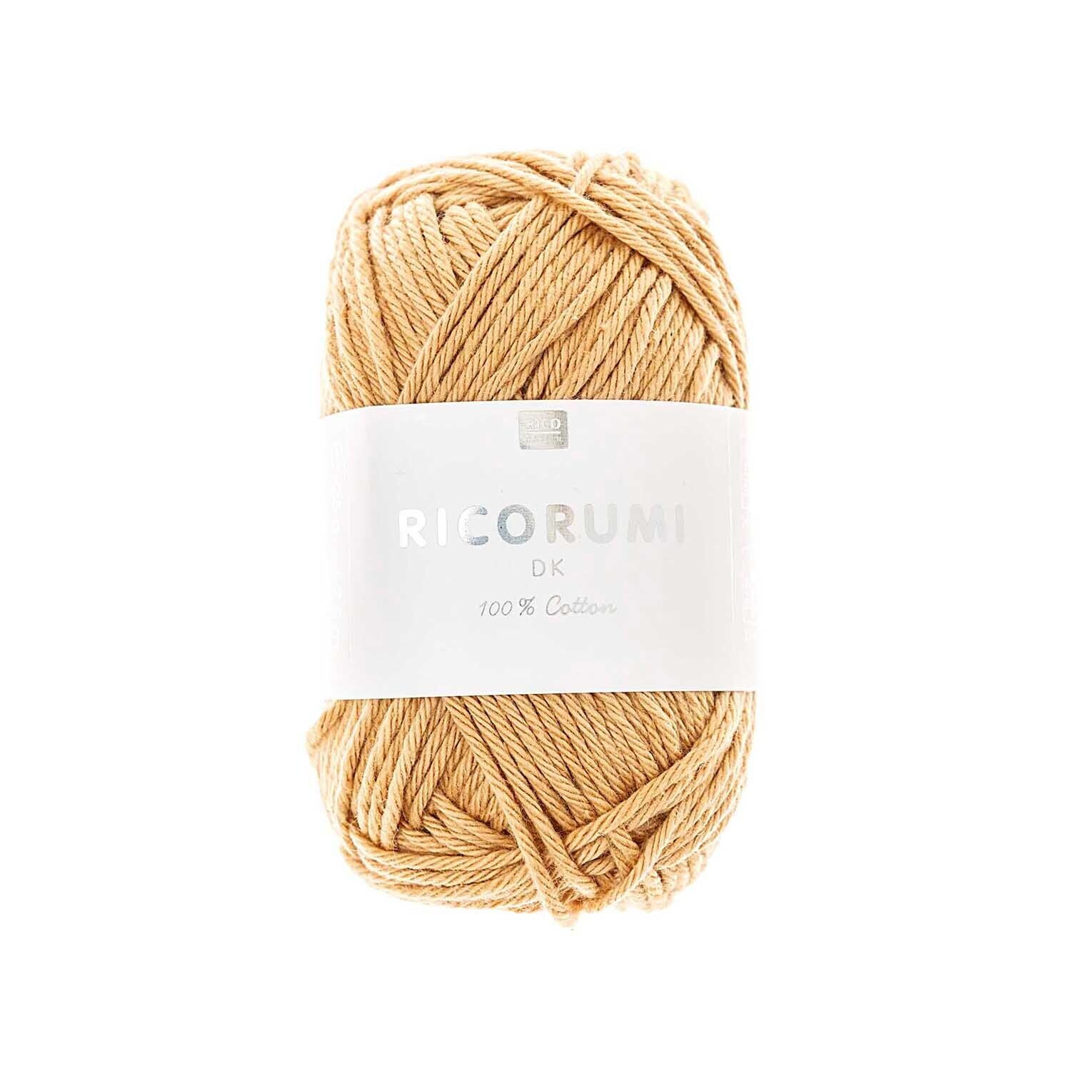Ricorumi dk H�kelgarn, 100% Baumwolle, 25 g, Sand