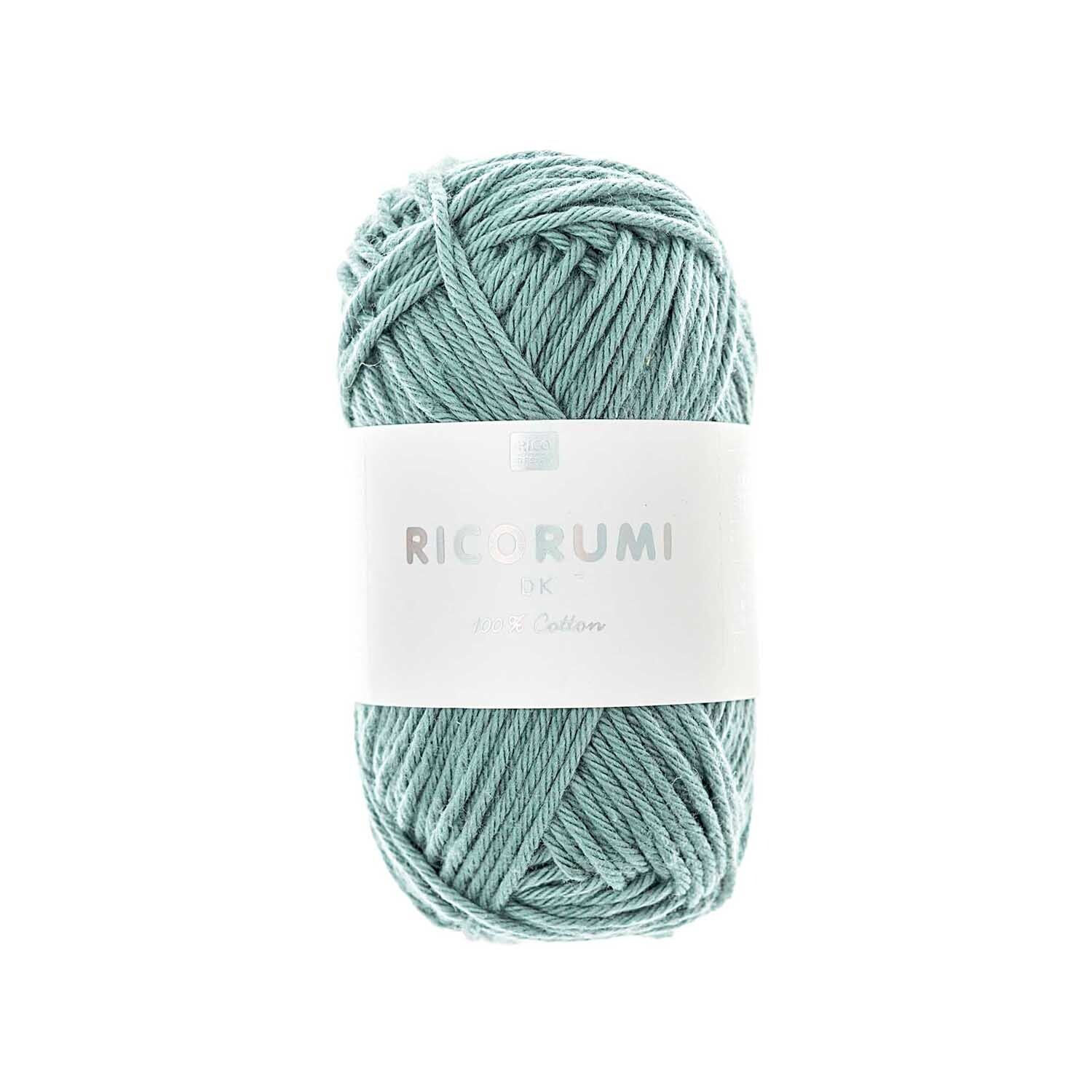 Ricorumi dk H�kelgarn, 100% Baumwolle, 25 g, Aqua