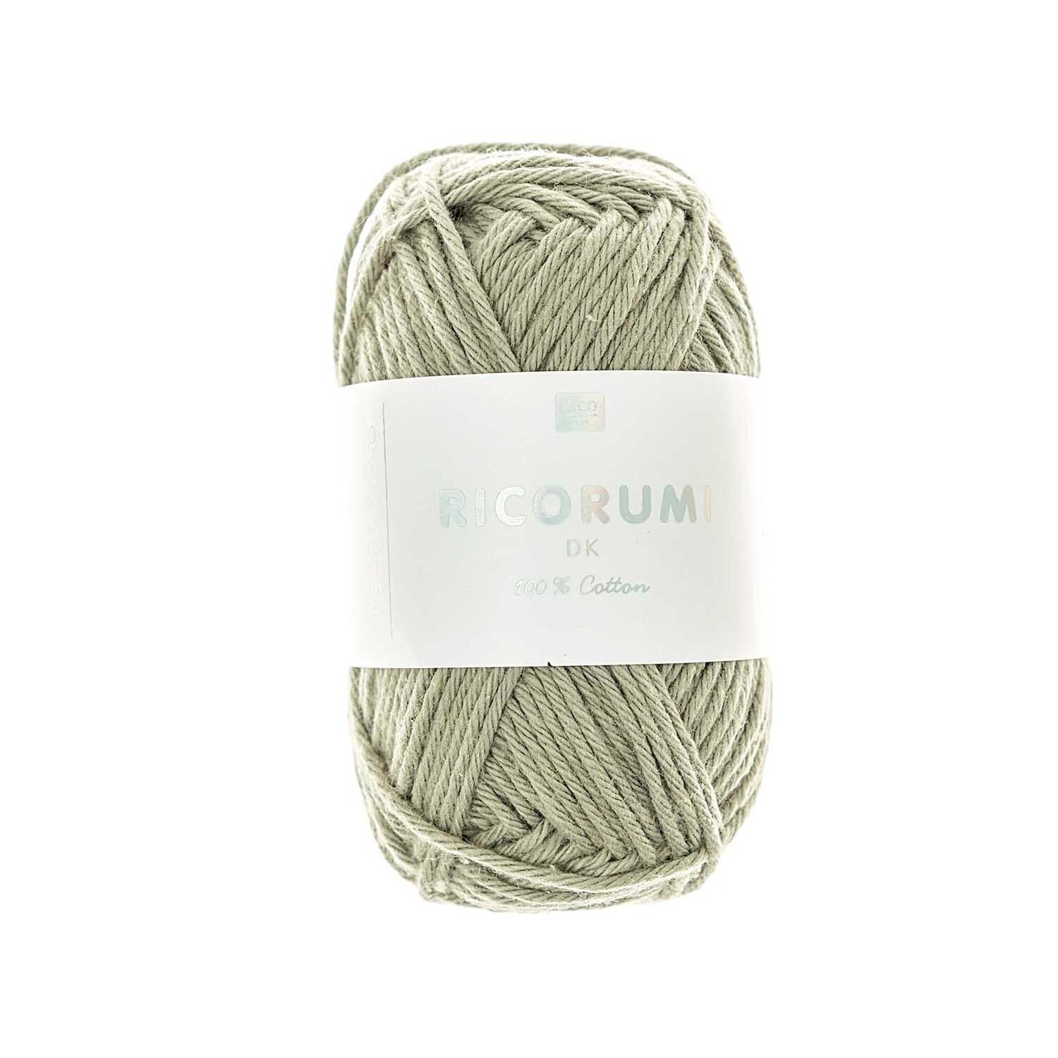Ricorumi dk H�kelgarn, 100% Baumwolle, 25 g, Sumpfgr�n